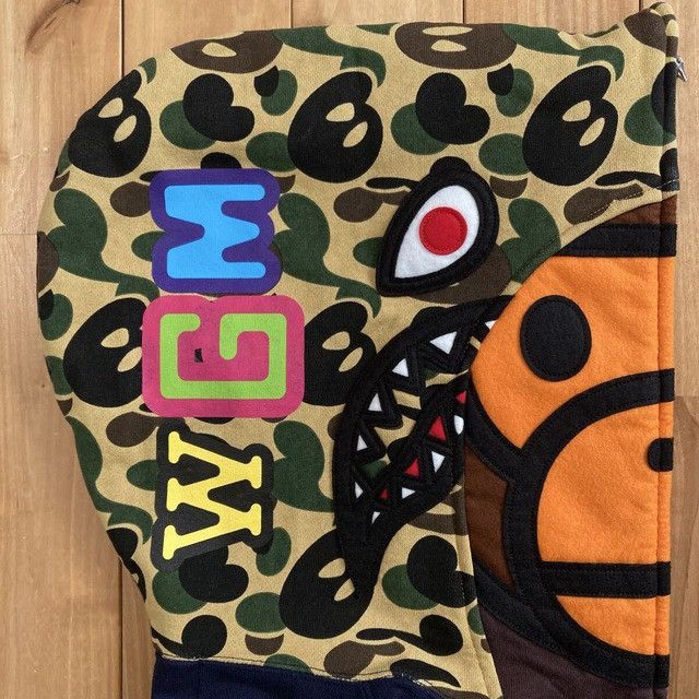 Bape BAPE Milo Shark Full Zip Hoodie Navy a bathing ape Size US M / EU 48-50 / 2 - 4 Thumbnail