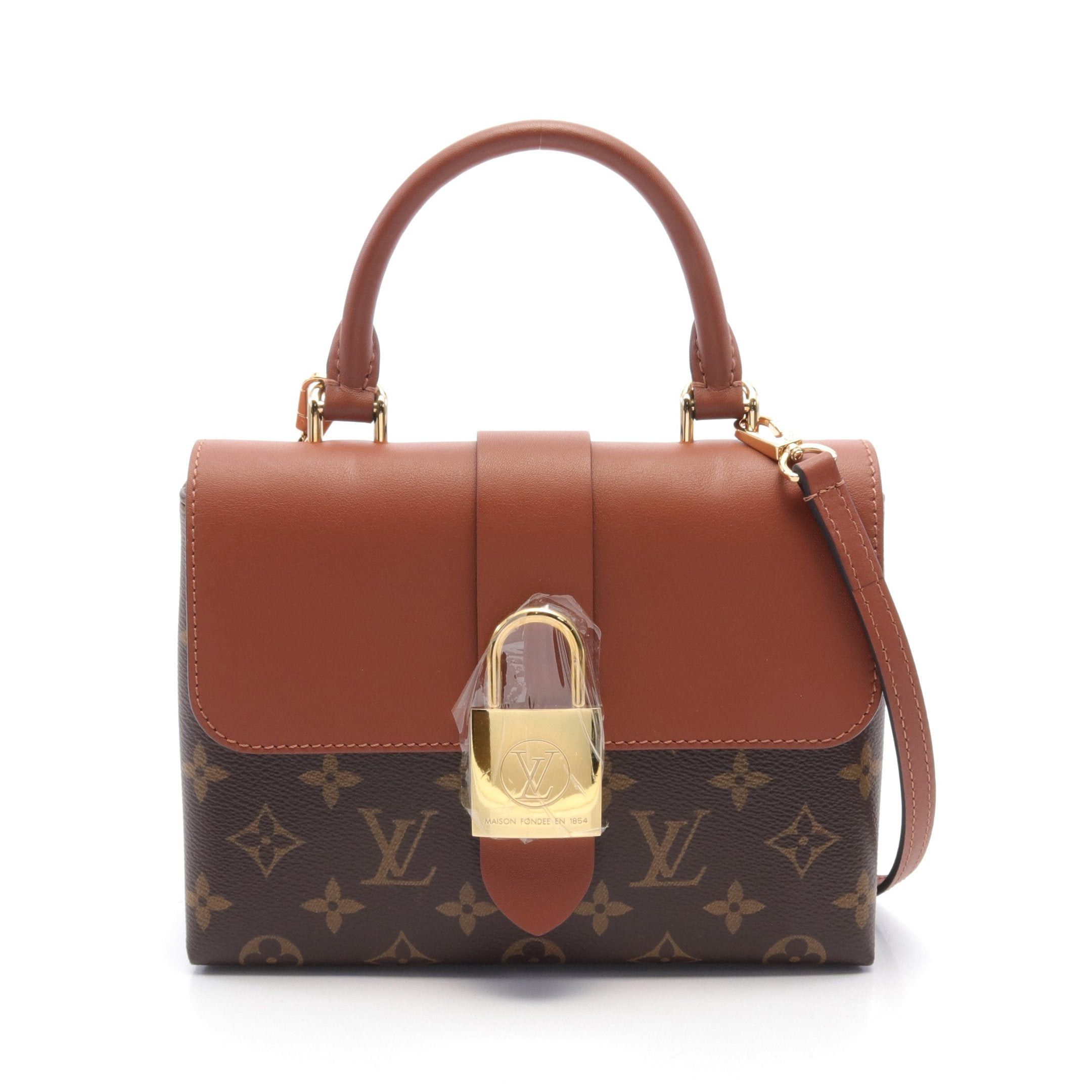 Louis Vuitton Louis Vuitton Rocky Bb Monogram Handbag Leather Brown Size ONE SIZE - 1 Thumbnail
