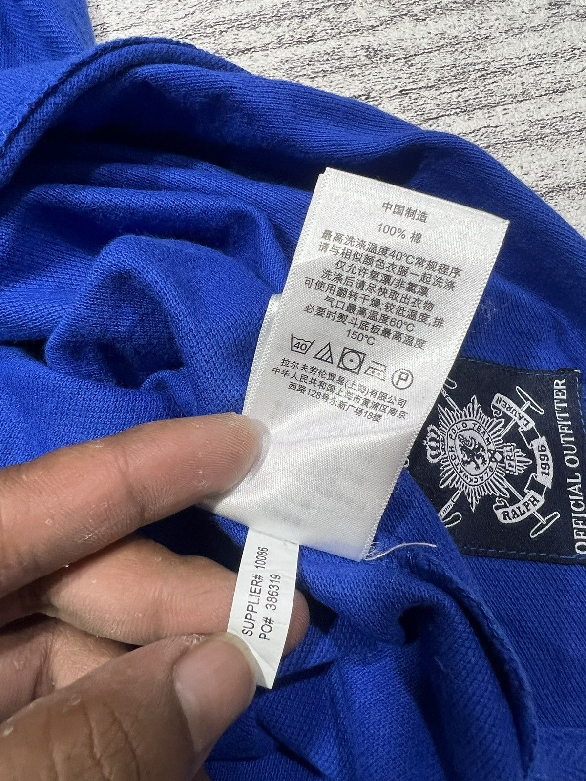 Number (N)ine 2000s Polo Team RL Chief Keef Embroidery Polo Shirt y2k Lgb Size US M / EU 48-50 / 2 - 8 Thumbnail