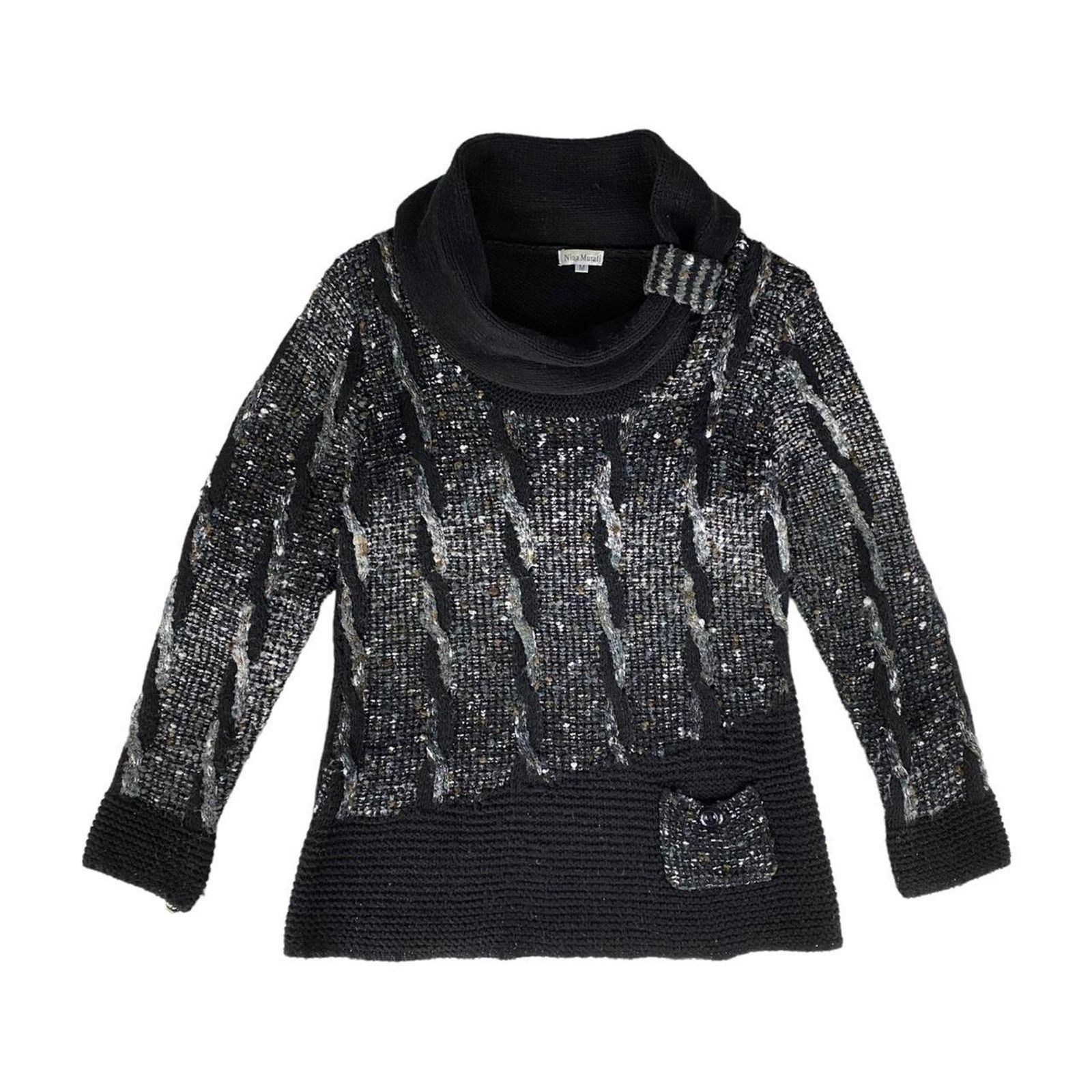 Other × Vintage Nina Murati Y2K Vintage Cable Knit Pullover Jumper Sweater Size M / US 6-8 / IT 42-44 - 1 Thumbnail
