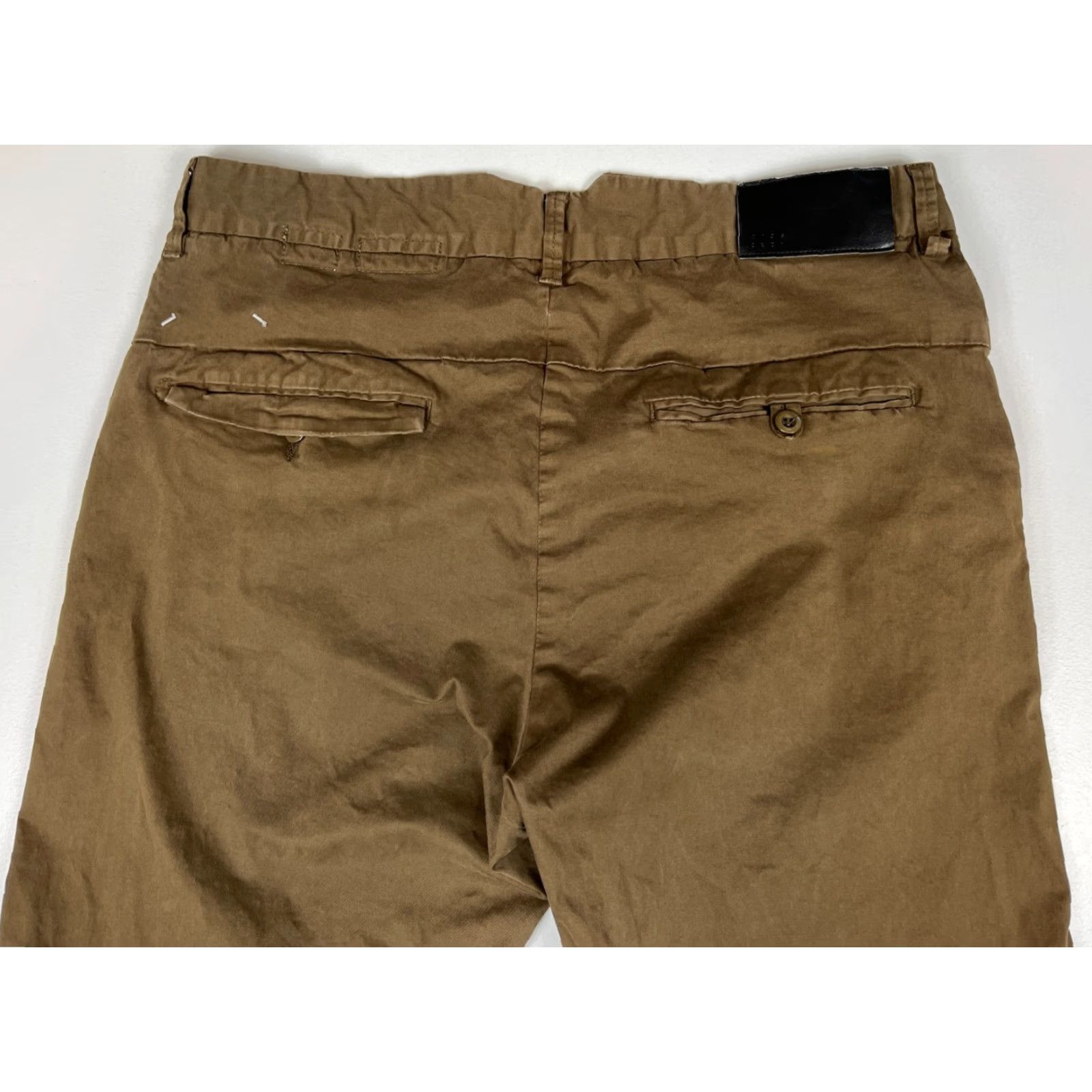 Carolina Herrera Carolina Herrera Pants Chino Men Khaki Brown Stretch 36 Regular 33 Inseam Straight Front Pockets City Preppy Size US 36 / EU 52 - 5 Thumbnail