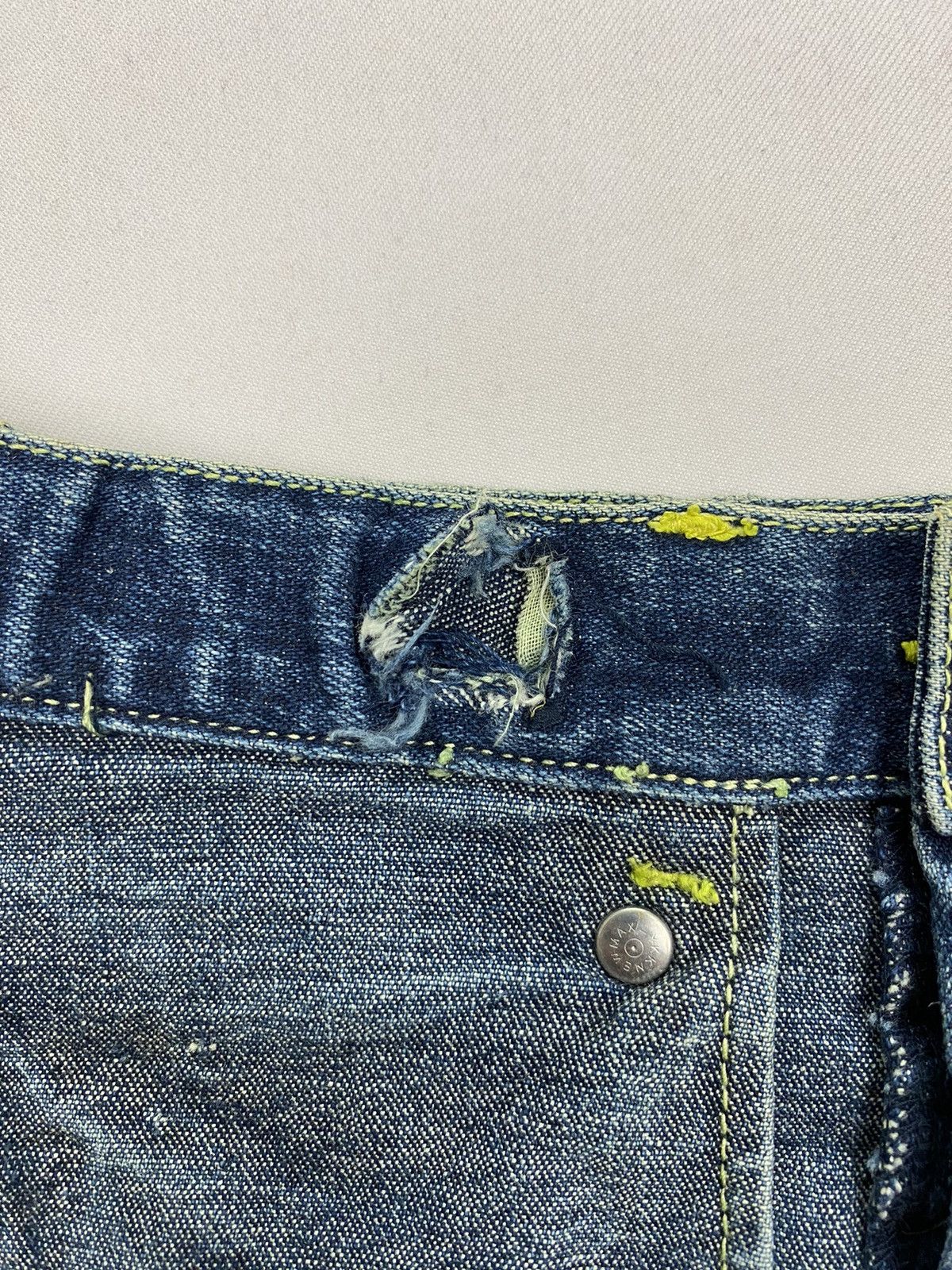 Angel Blue Angel Blue Distressed Denim Skirt Size 27" / US 4 / IT 40 - 10 Thumbnail