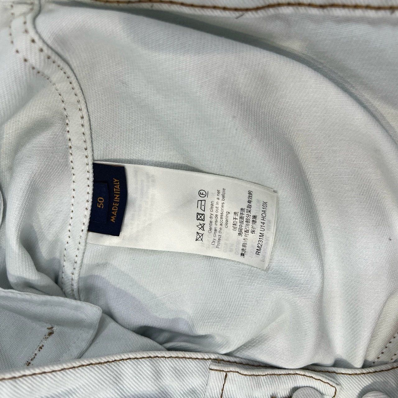 Louis Vuitton louis vuitton blue white denim jacket Size US L / EU 52-54 / 3 - 7 Thumbnail