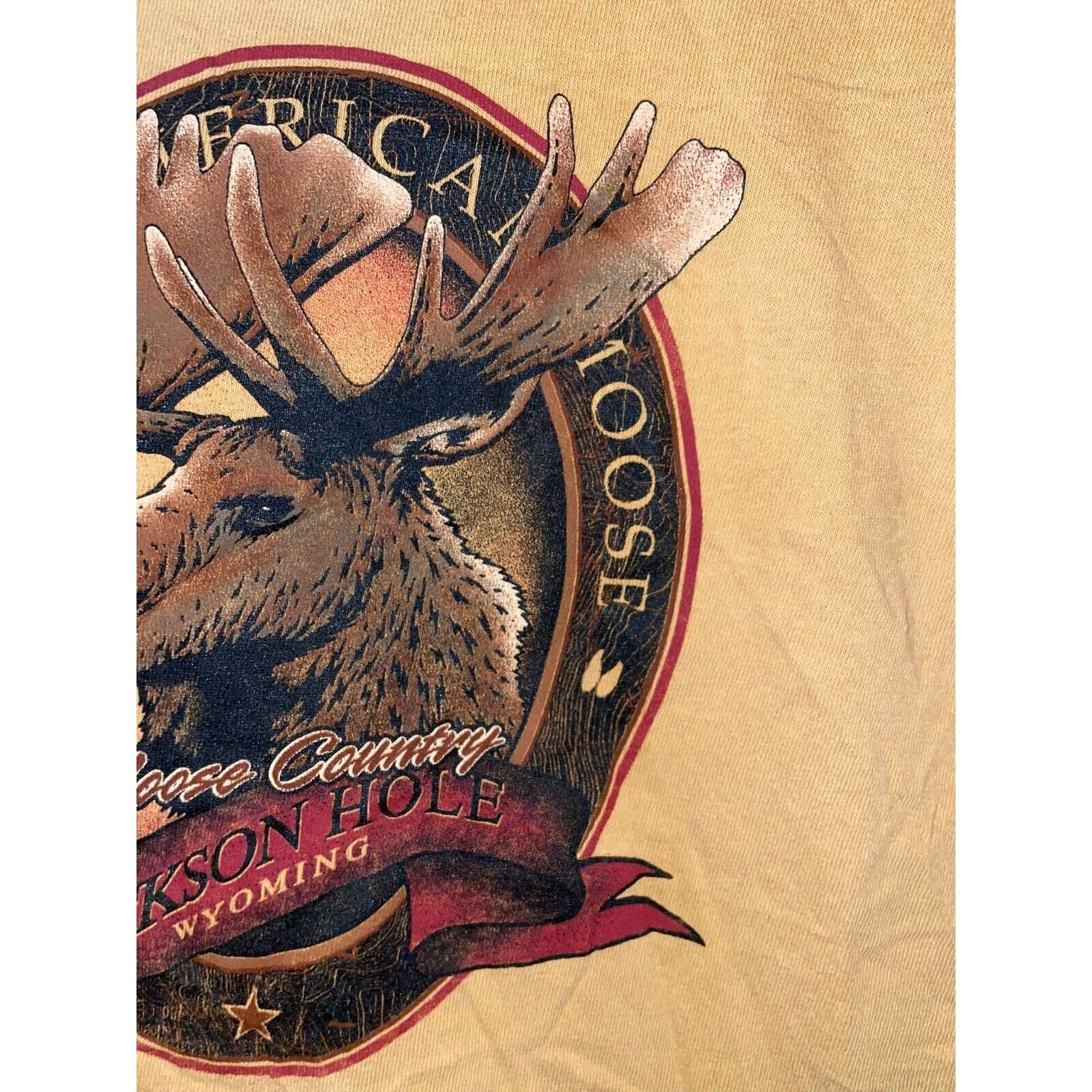 Vintage Vintage Moose Shirt North American Animal Jackson Hole 90s Size US XL / EU 56 / 4 - 5 Thumbnail