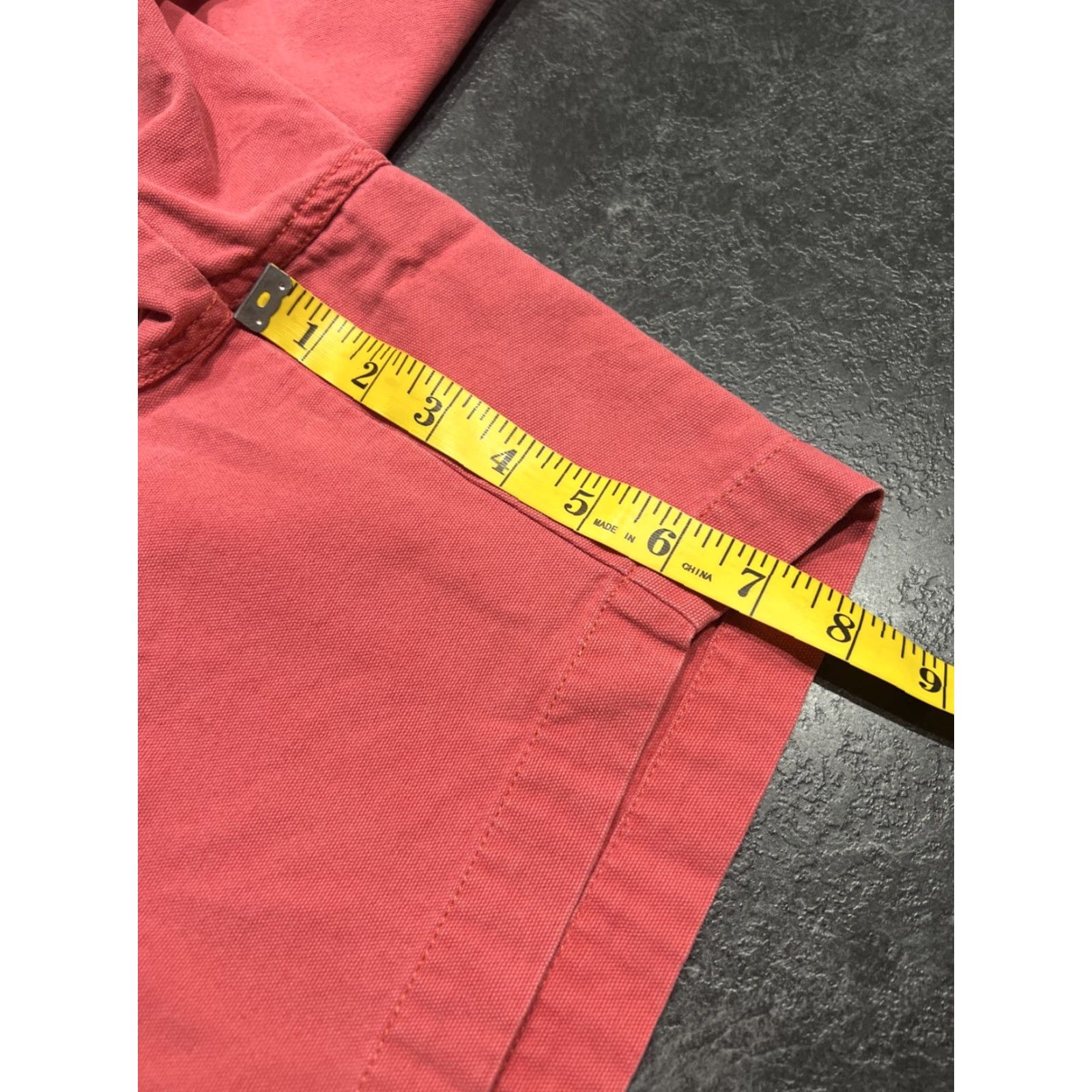 Vintage Columbia PFG Swim Trunks Mens L Red 7L Salmon Light Red Omni-Shade Fishing Short Trunks Men Swim Bottoms Size US 33 - 7 Thumbnail