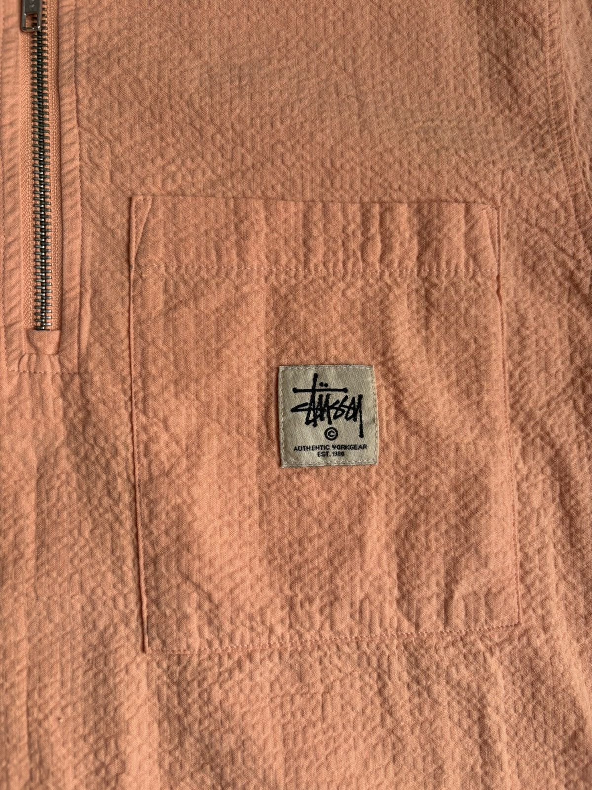Stussy Stussy Half Zip Seersucker shirt Size US S / EU 44-46 / 1 - 3 Thumbnail