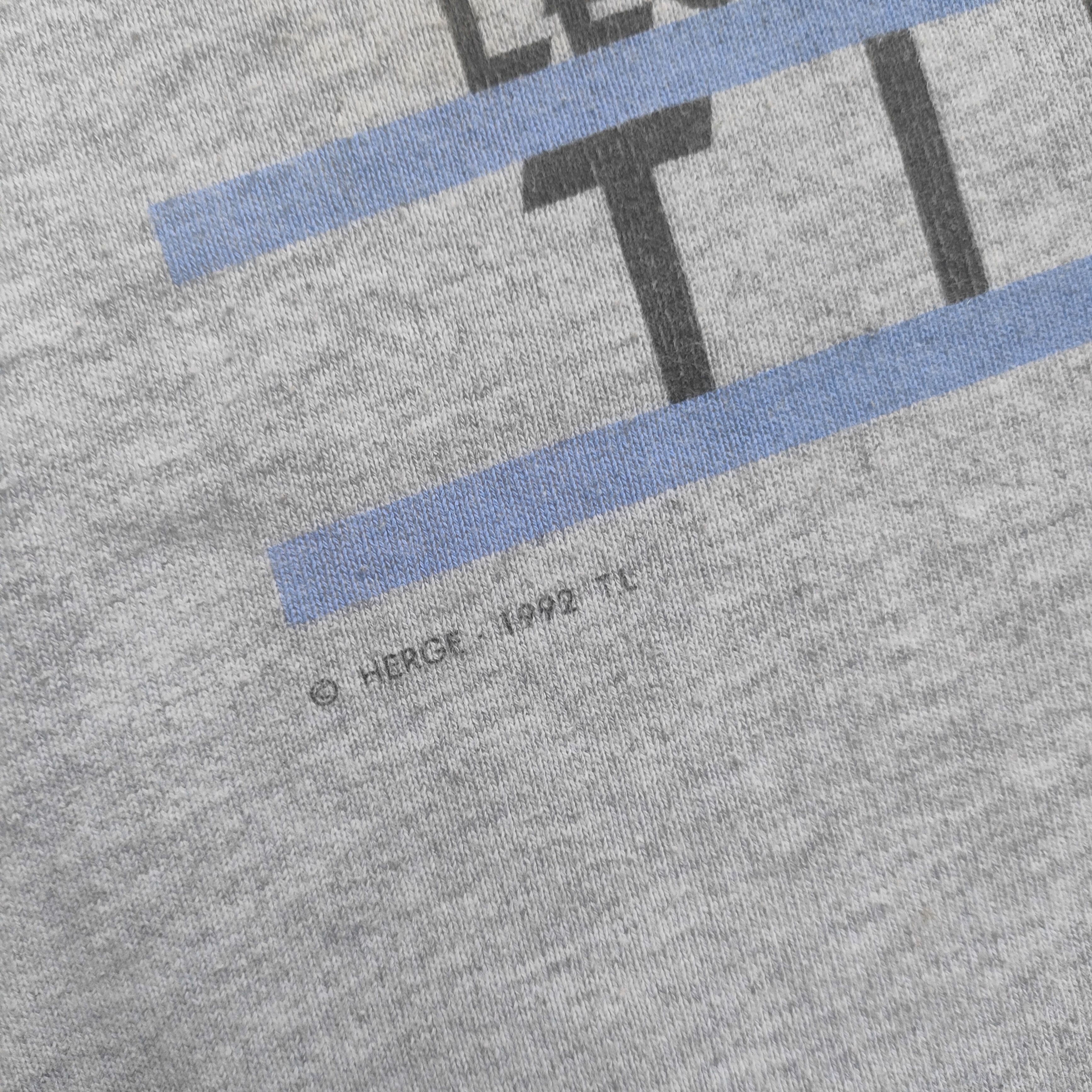 Vintage vintage 1992 Les Aventures de Tintin crewneck Size US L / EU 52-54 / 3 - 4 Thumbnail