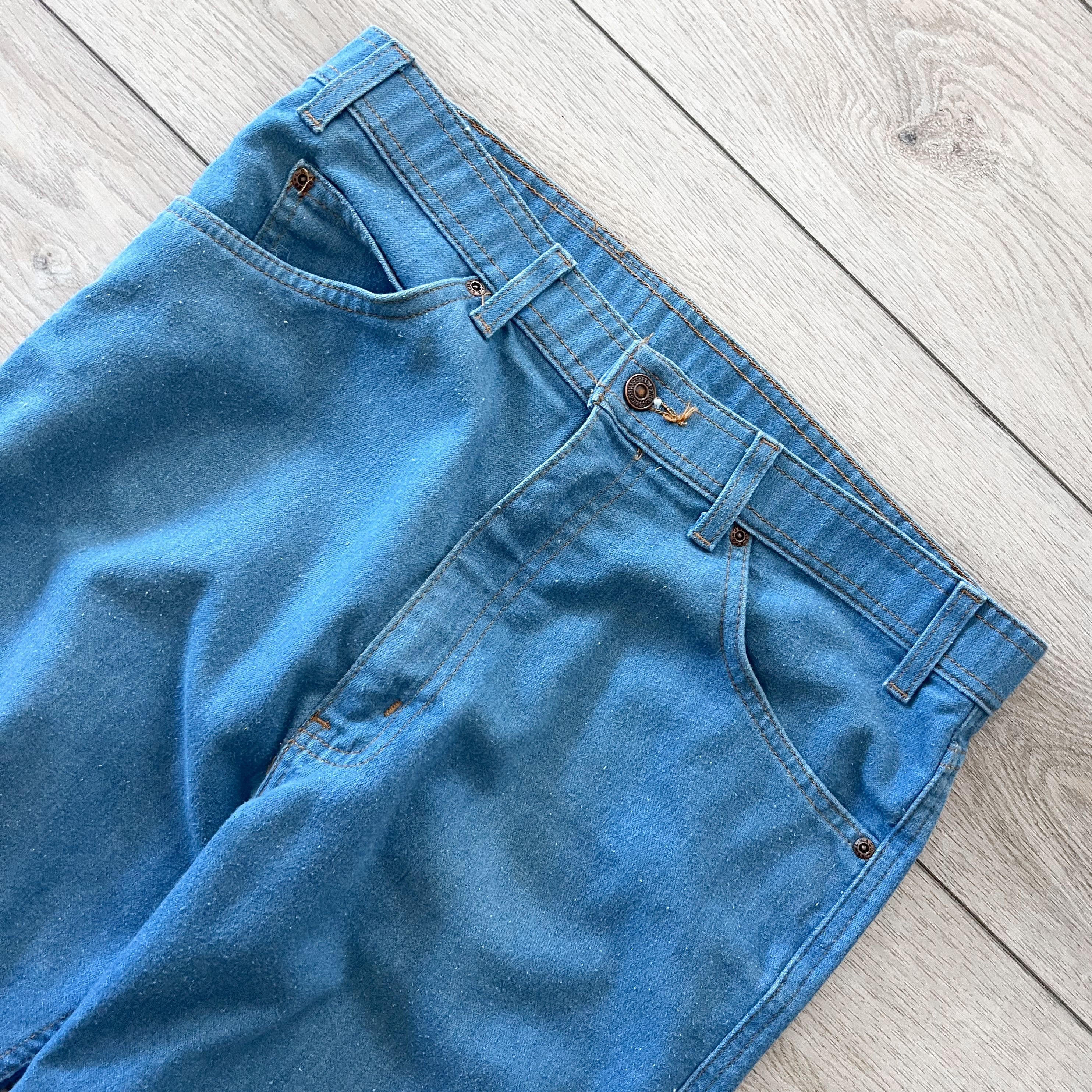 Levi's Vintage Clothing VTG Levi’s Brown Tab Boot Cut Denim Made In USA Size US 33 - 4 Thumbnail