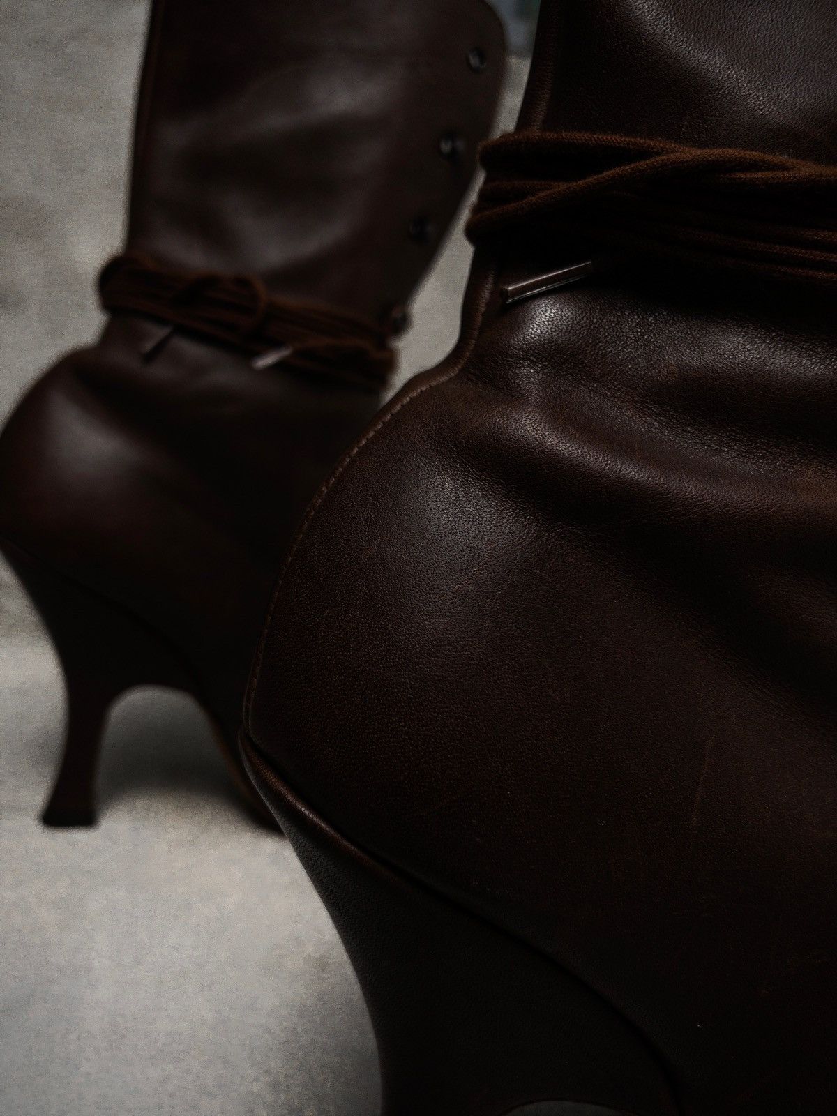 Vivienne Westwood 80’s Vivienne Westwood “Witches” heel pointed boots Size US 7 / IT 37 - 8 Thumbnail