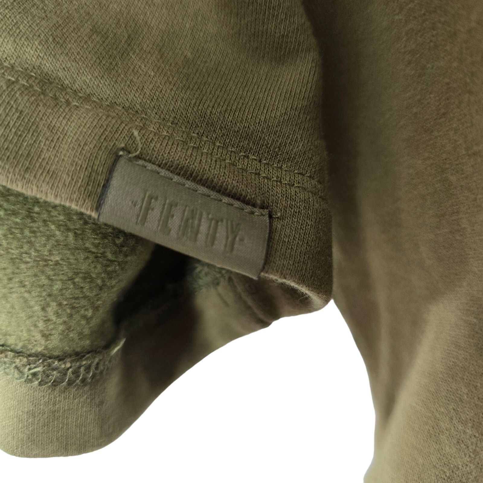 Fenty Fenty Puma by Rihanna Olive Green Crop Sweatshirt Sz Medium Size M / US 6-8 / IT 42-44 - 4 Thumbnail