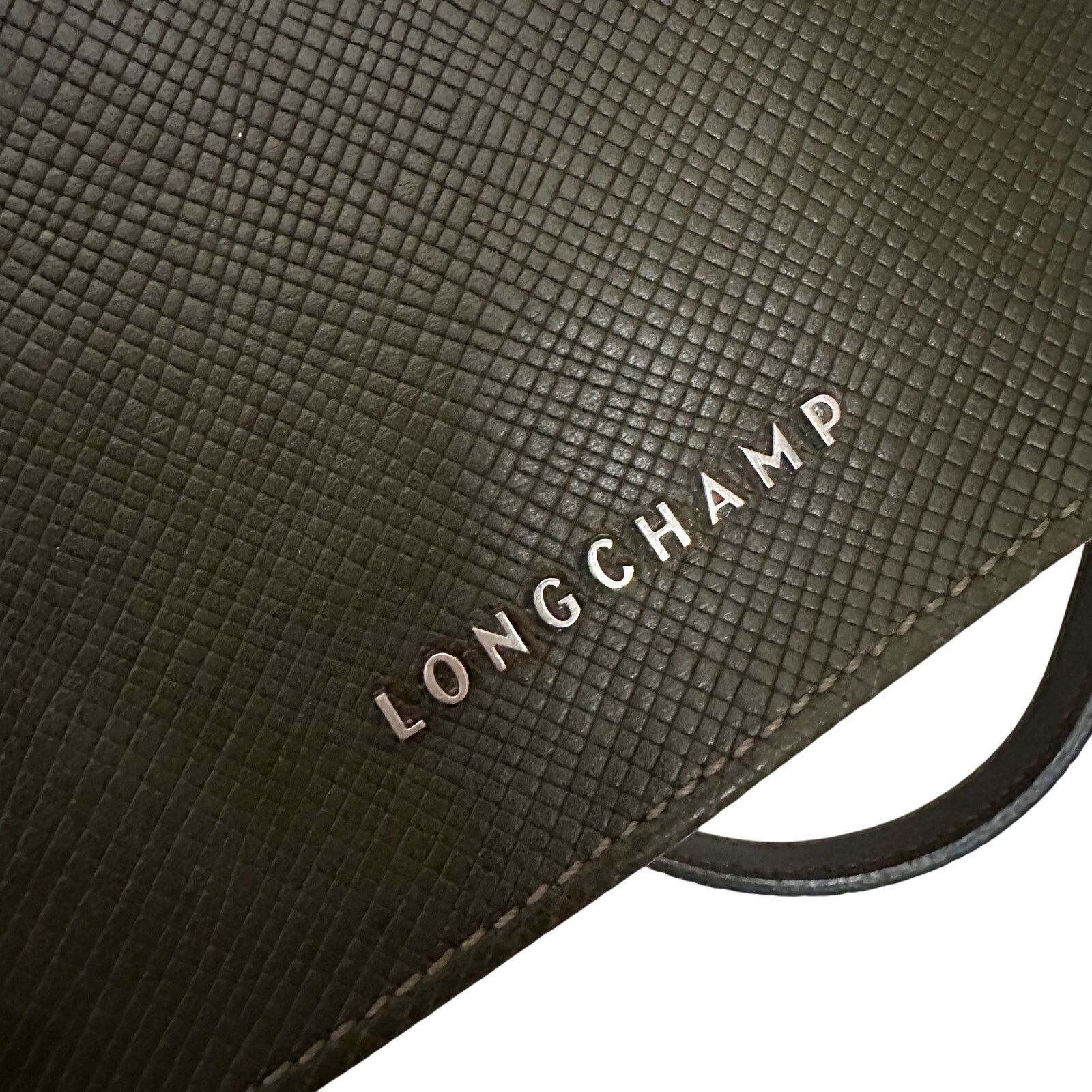 Longchamp Longchamp Compact Pebbled Leather Crossbody Bag Size ONE SIZE - 15 Thumbnail