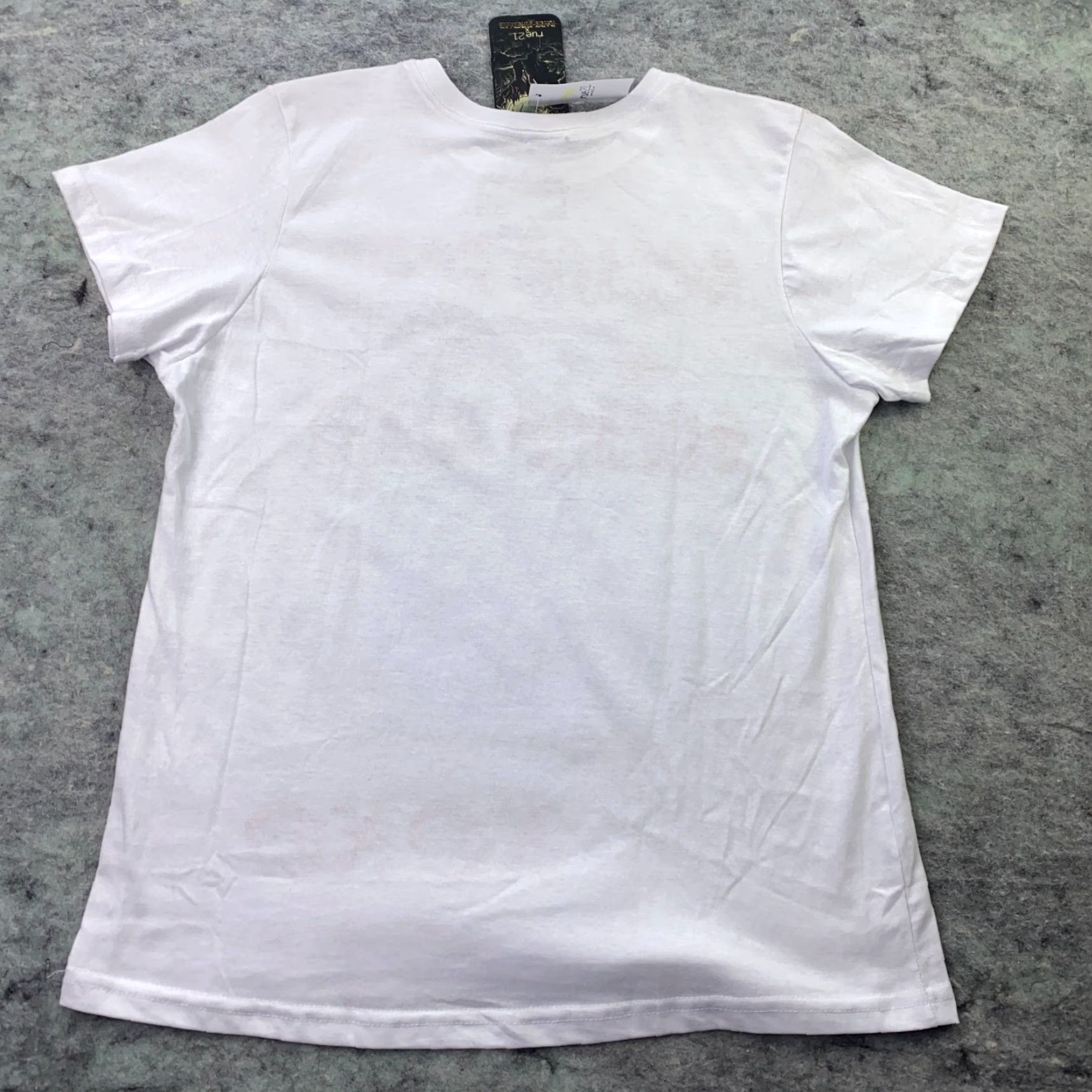 Vintage Seeing Redd Mens Shirt Large White rue21 T-Shirt Crew Neck Short Sleeve Cotton Jersey Graphic Print Classic Beddor Dark Sundaze 90s Mens Size US L / EU 52-54 / 3 - 7 Thumbnail