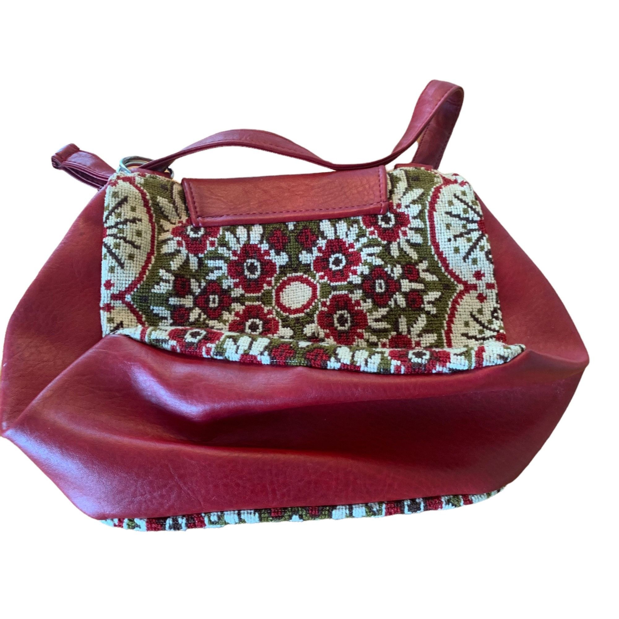 Vintage Vintage Floral Needlepoint Grannycore Purse Size ONE SIZE - 4 Thumbnail