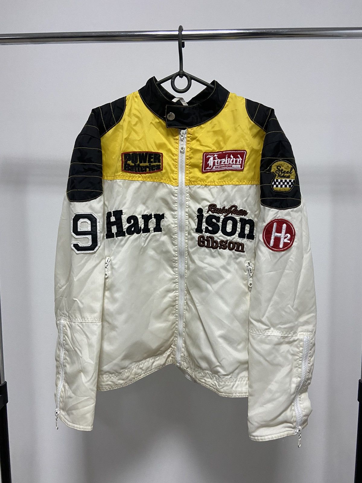 Vintage Harrison Gibson Racing Jacket Vintage Big Logo Moto Size US L / EU 52-54 / 3 - 1 Thumbnail