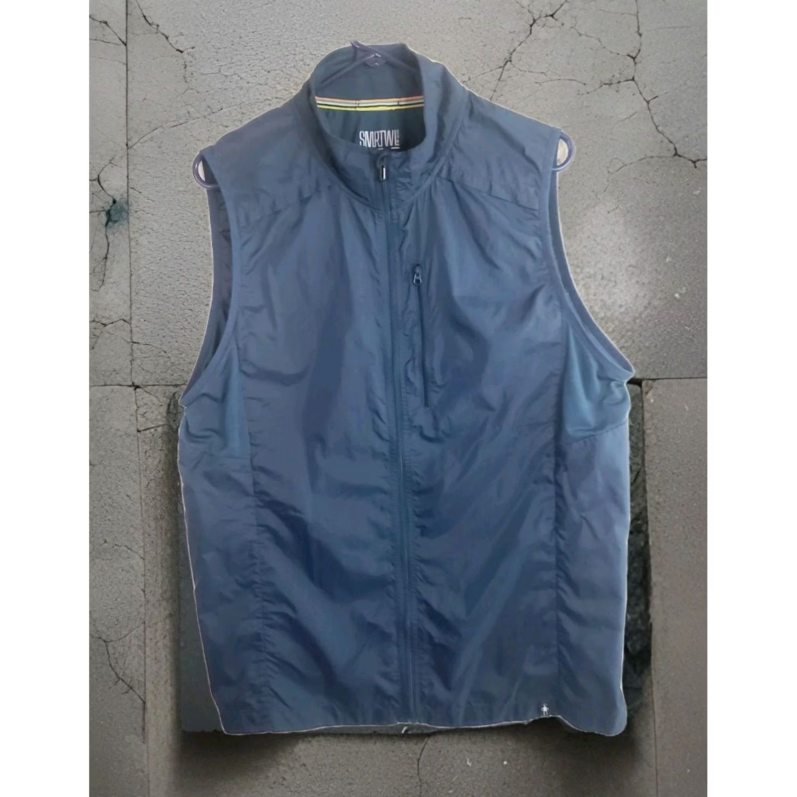 Smartwool Smartwool Vest Blue Full Zip M Regular Fit Men Size US M / EU 48-50 / 2 - 2 Thumbnail
