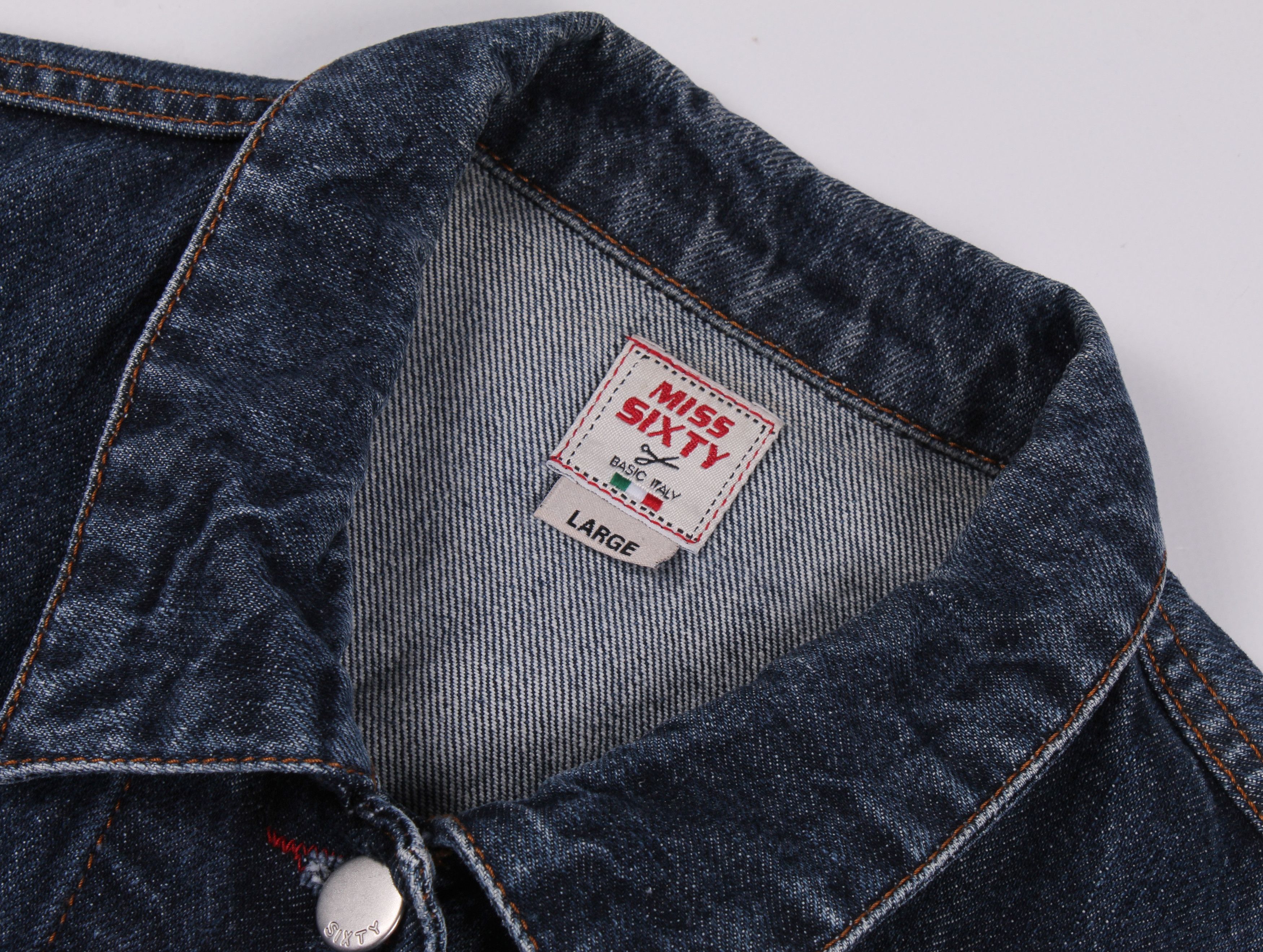 Miss Sixty Vintage Y2K Miss Sixty Denim Vest Size L / US 10 / IT 46 - 3 Thumbnail