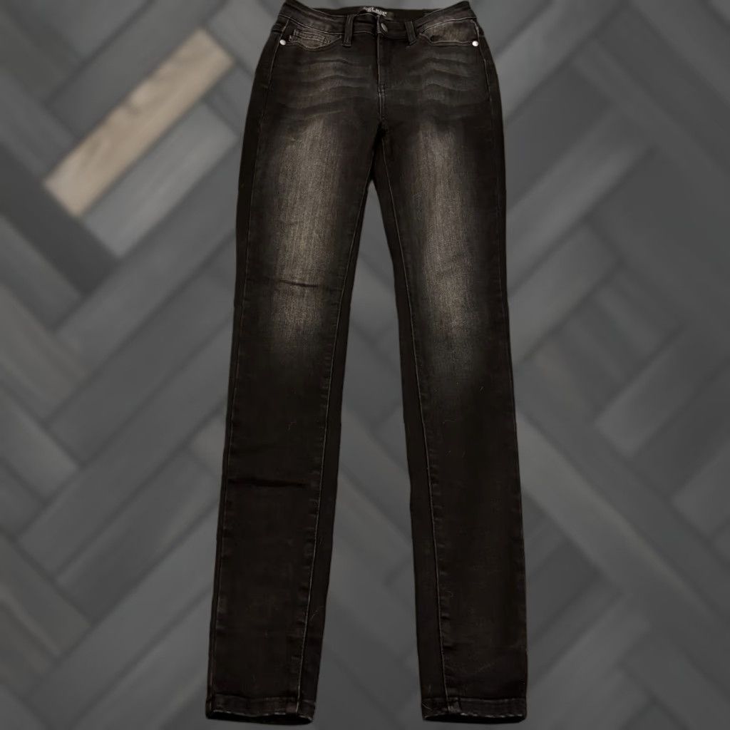 Denime VINTAGE Judy Blue Jeans Skinny Fit Womens 1/25 Stretch Black Denim Pants Casual Size 25" / US 0 / IT 36 - 1 Thumbnail