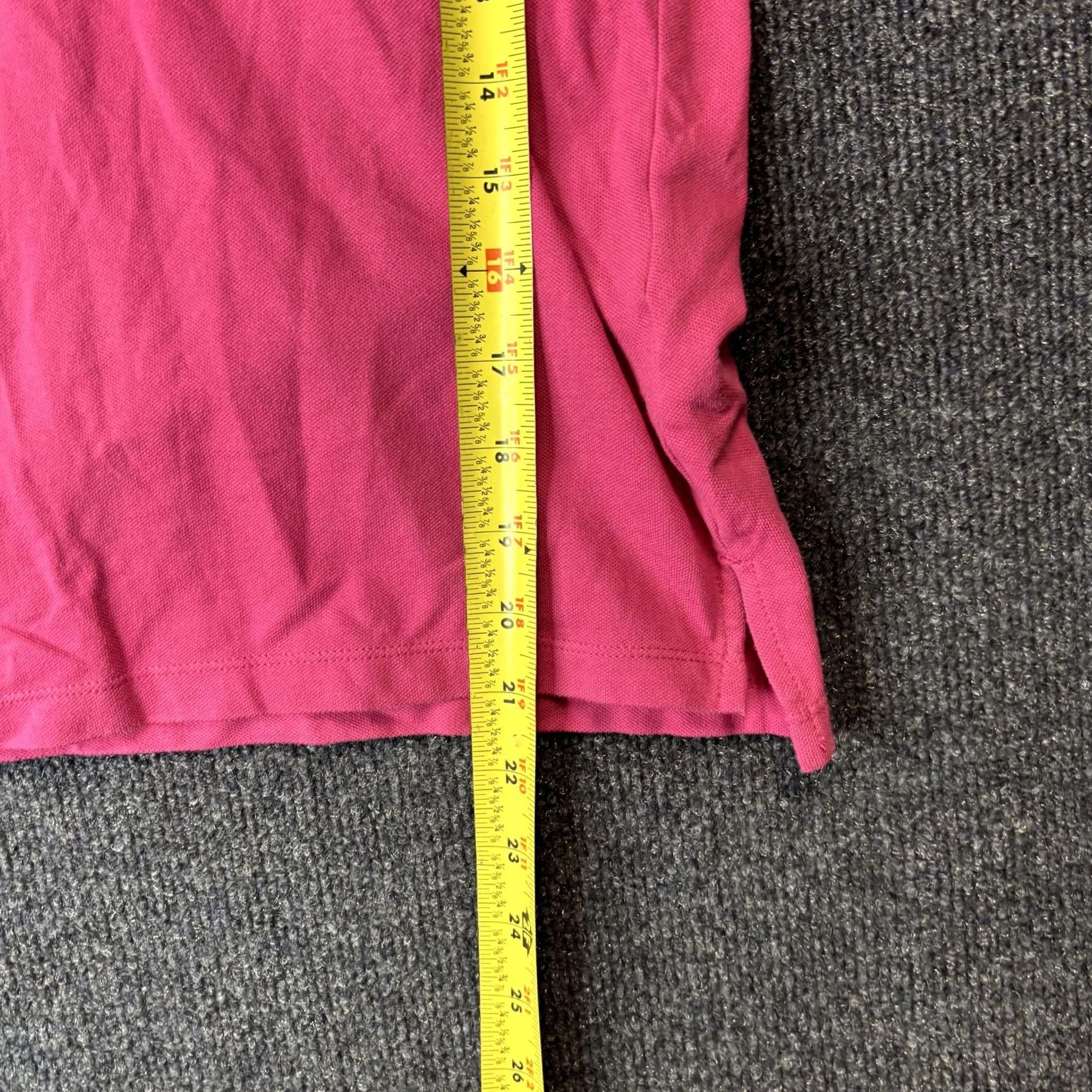 Tommy Hilfiger Tommy Hilfiger Womens Medium Pink 3/4 Sleeve Polo Top Casual Preppy Shirt Size M / US 6-8 / IT 42-44 - 3 Thumbnail