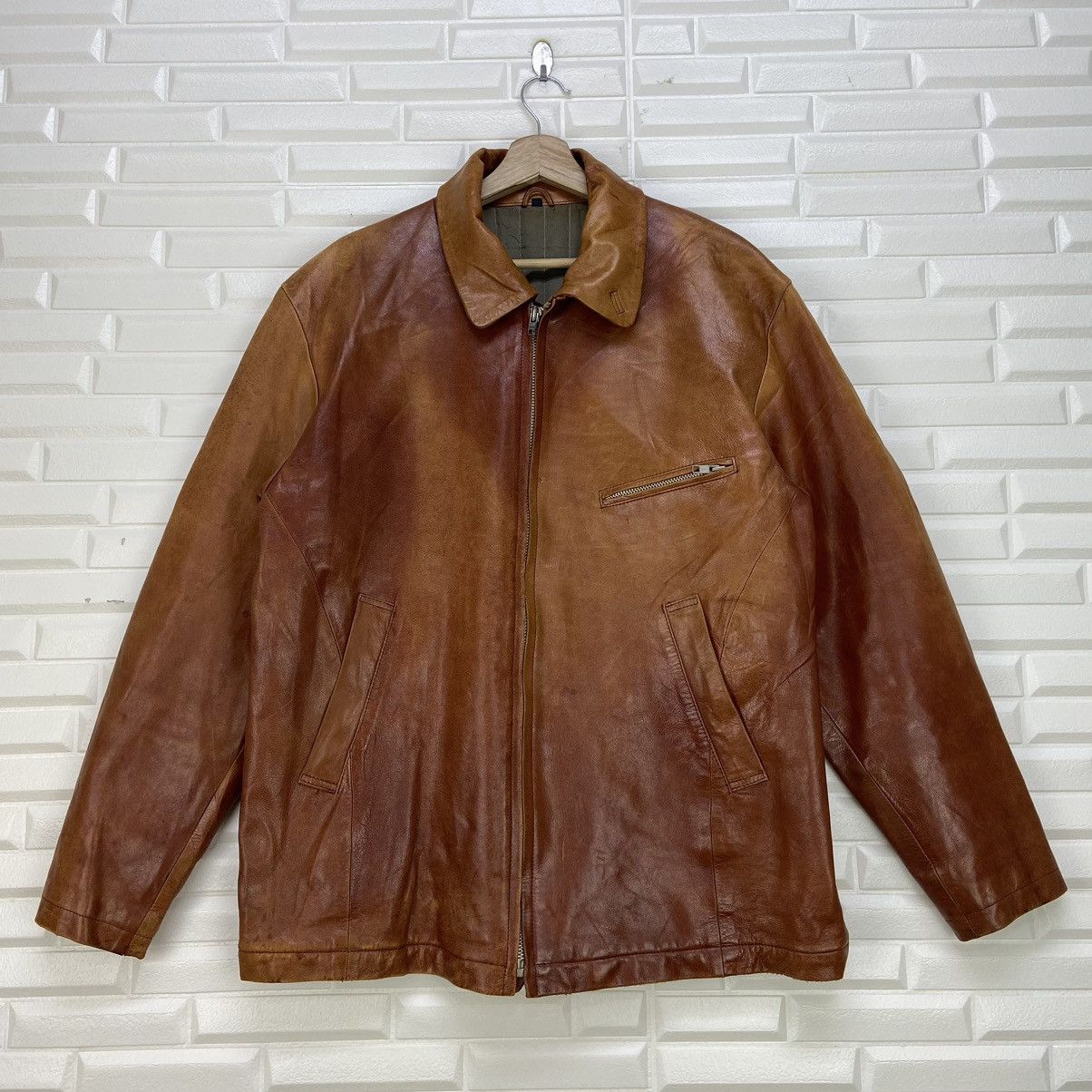 Japanese Brand Vtg Antelope Makigami Tokyo Original Leather Buckle Back Size US M / EU 48-50 / 2 - 2 Thumbnail