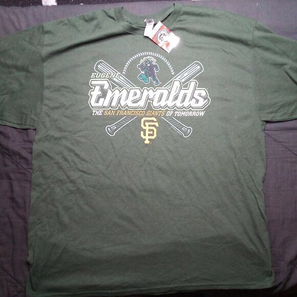 Gildan × MLB NWT Eugene Emeralds Affiliate Minor League Baseball T-Shirt Size US XXL / EU 58 / 5 - 2 Thumbnail