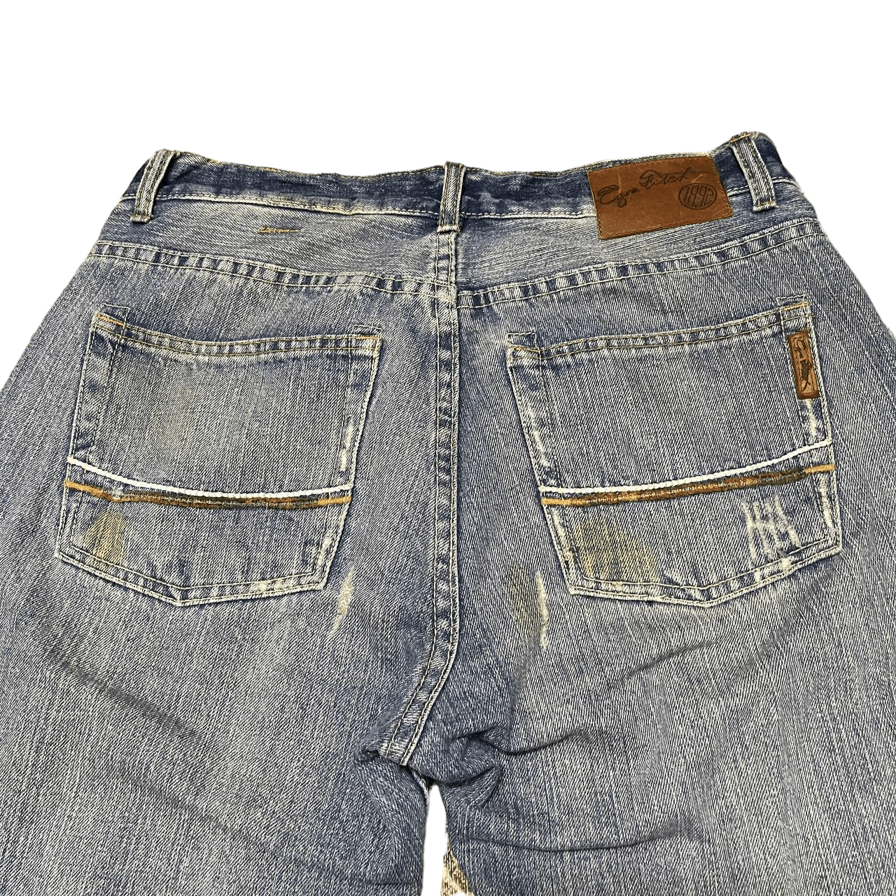 Japanese Brand Vintage Ezra Fitch 1892 Distressed Denim Size US 30 / EU 46 - 17 Thumbnail
