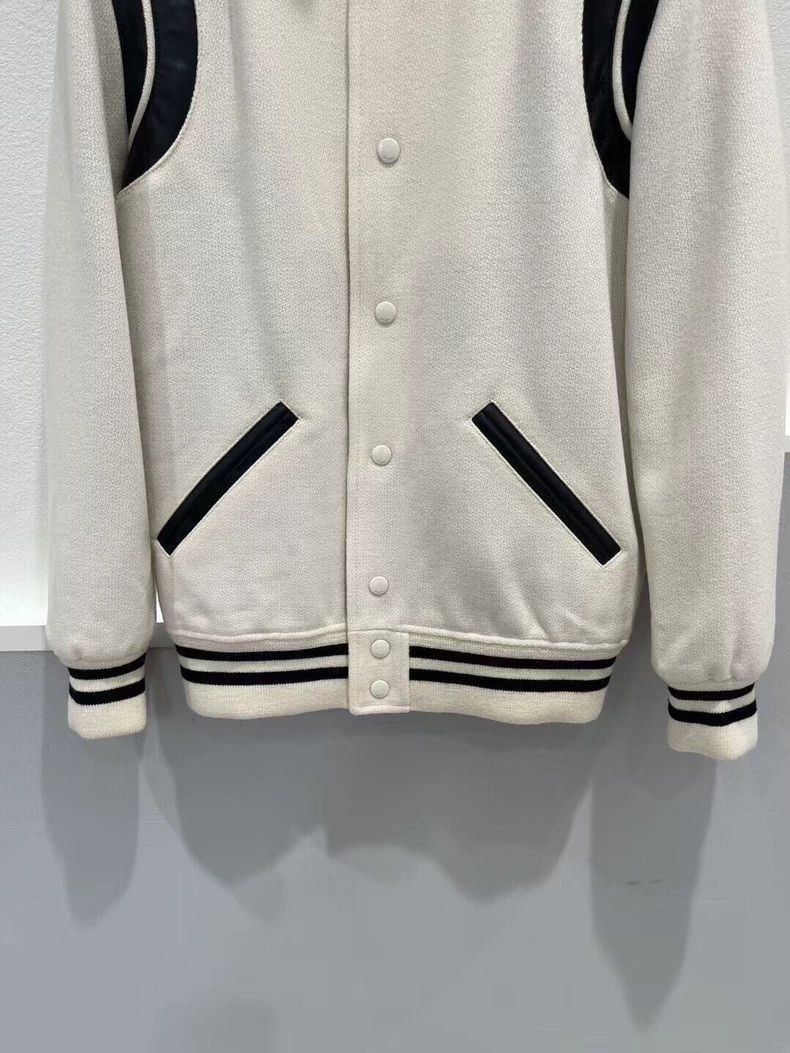 Saint Laurent Paris Saint Laurent Paris Wool baseball jacket-2506 Size US S / EU 44-46 / 1 - 4 Thumbnail