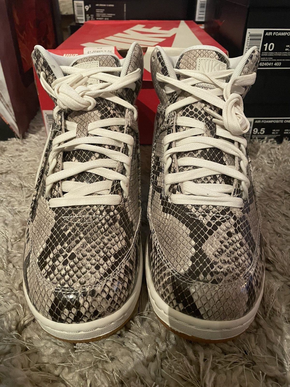 Nike Nike Air Python Premium Brown Snake Skin Size US 9.5 / EU 42-43 - 4 Thumbnail
