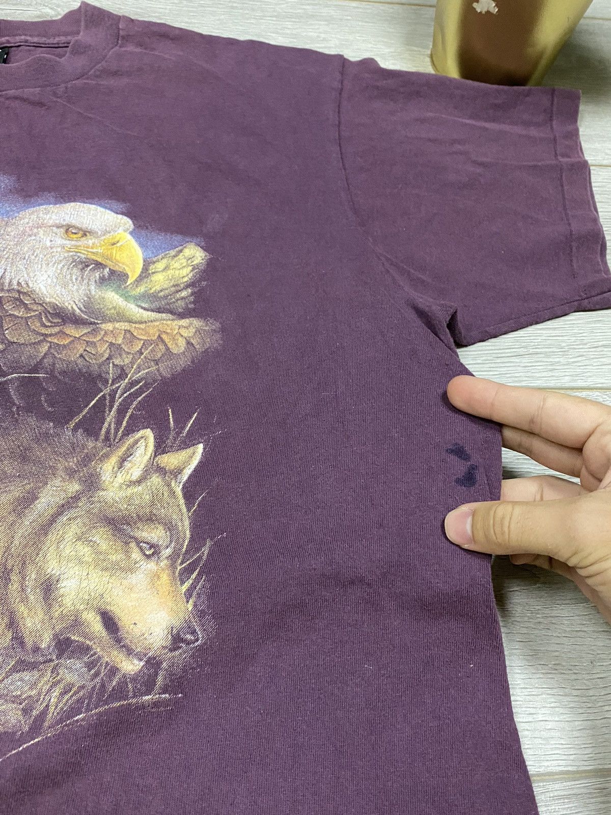 Vintage 3D emblem 🐅 tigers animals vintage 1990 t-shirt Size US XL / EU 56 / 4 - 8 Thumbnail