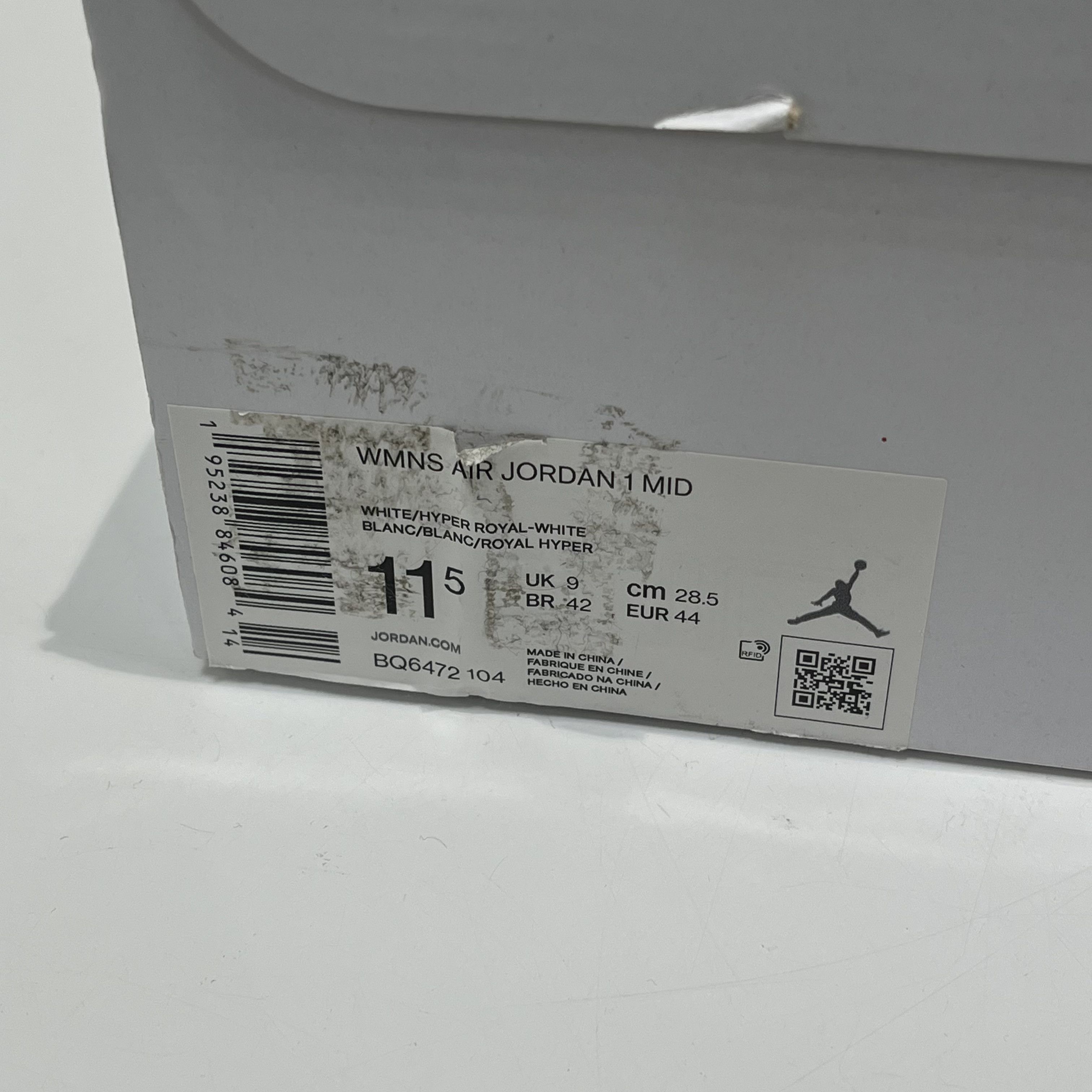 Nike Air Jordan 1 Mid Kentucky Blue (W) Size US 11.5 / IT 41.5 - 7 Thumbnail
