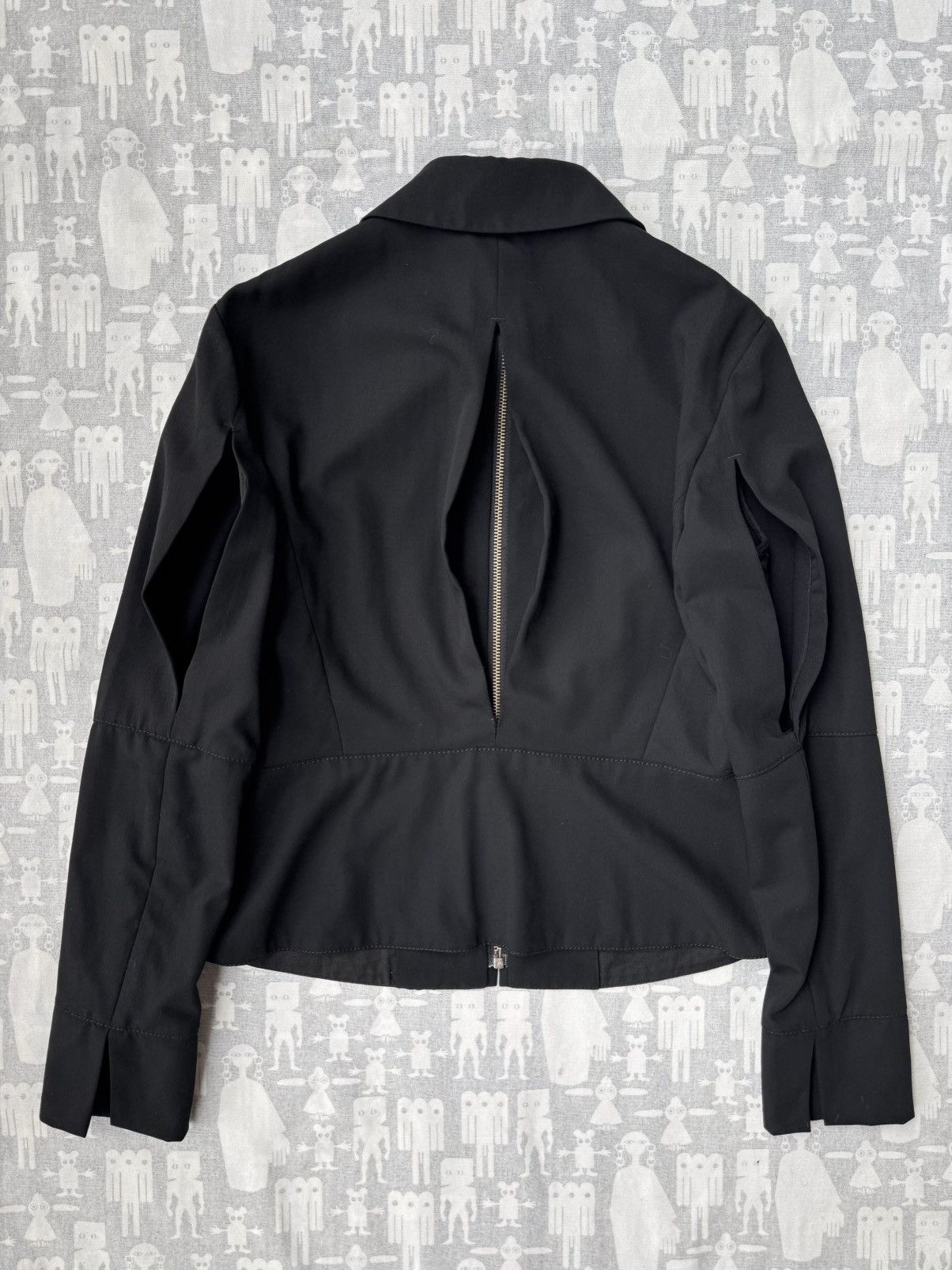 Dirk Bikkembergs Dirk Bikkembergs 1997 Open Slits Vented Wool Blouson Size M / US 6-8 / IT 42-44 - 1 Thumbnail