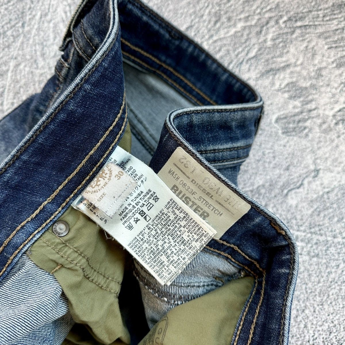 Diesel Men’s Diesel Buster Jeans Blue Size: 30/32 Size US 31 - 13 Thumbnail