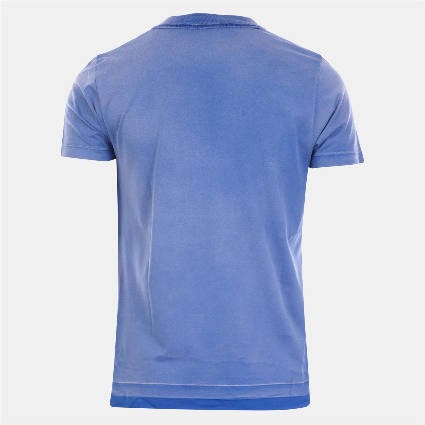 Off-White o1g2r1mq0226 Wave Off Raw Slim T-Shirt In Blue Size US XS / EU 42 / 0 - 2 Thumbnail