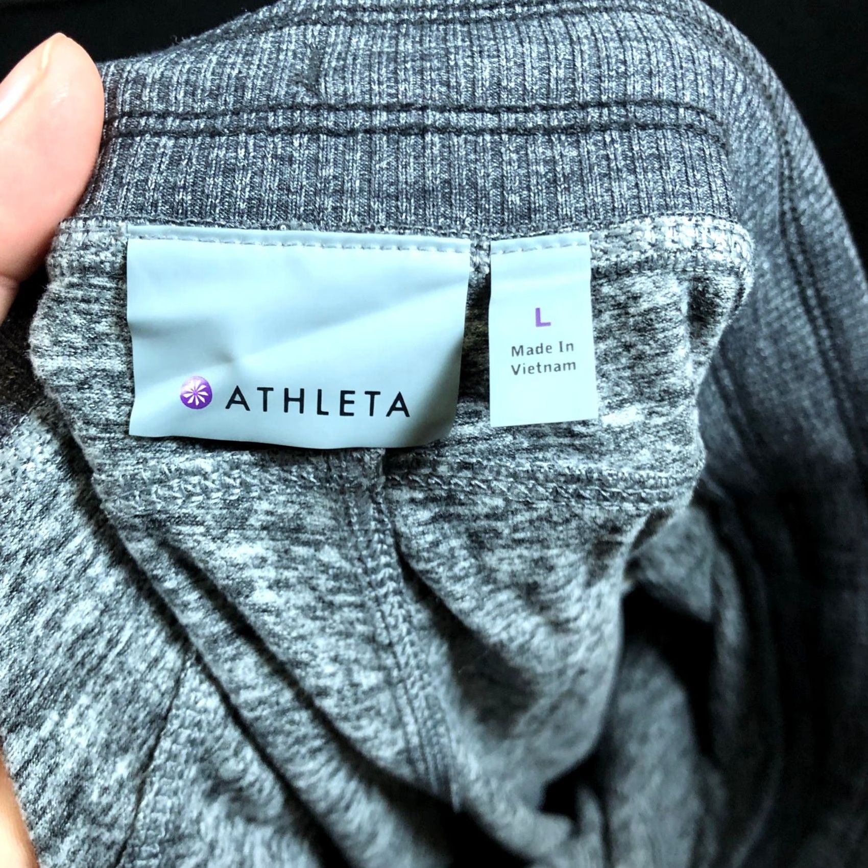 Athleta Athleta Womens Pants Gray Farallon Sweatpant Joggers Pockets Stretch Large Size 36" / US 14 / IT 50 - 4 Thumbnail