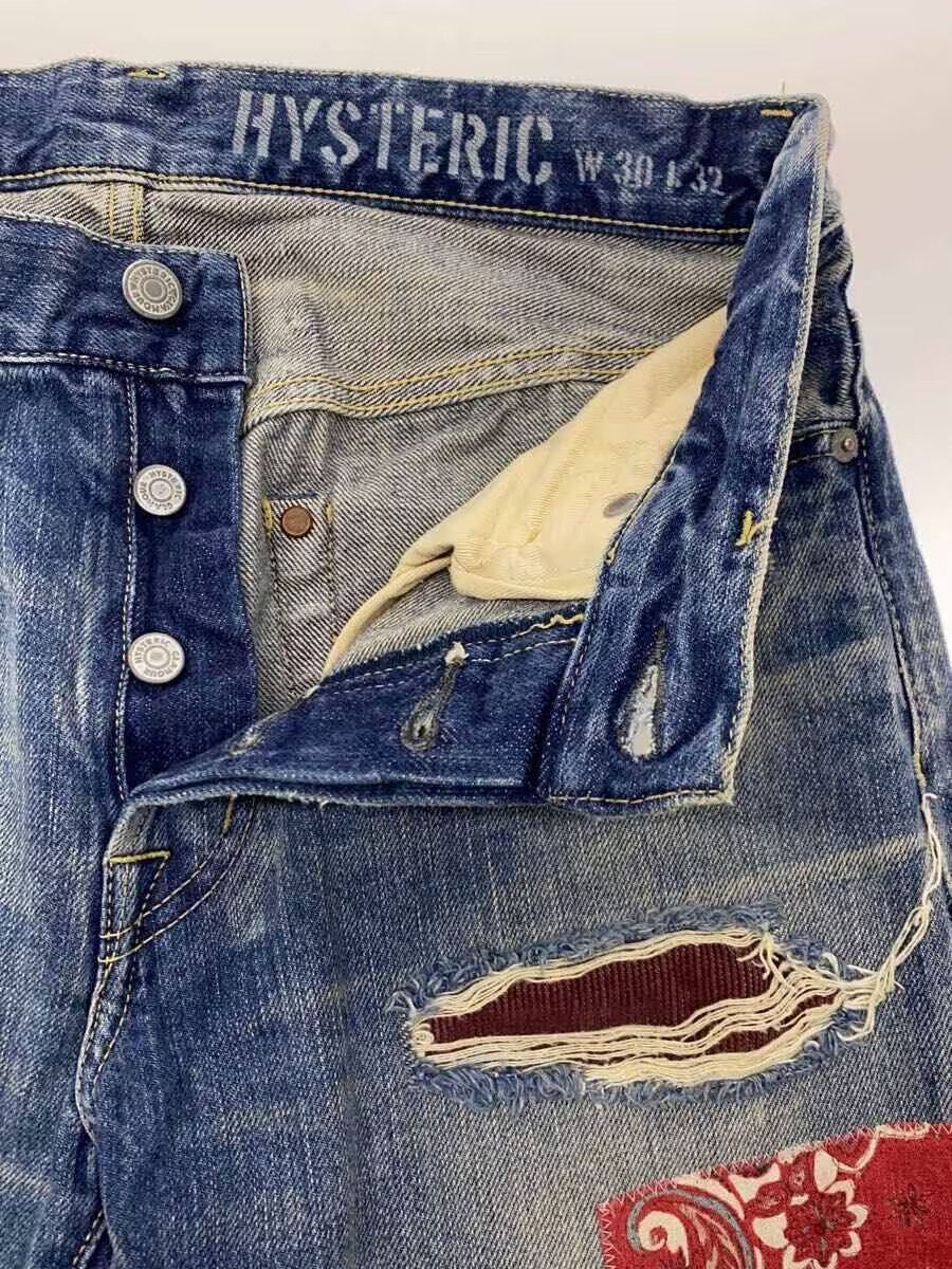 Hysteric Glamour Bandana Patchwork Denim Jeans Size US 30 / EU 46 - 3 Thumbnail