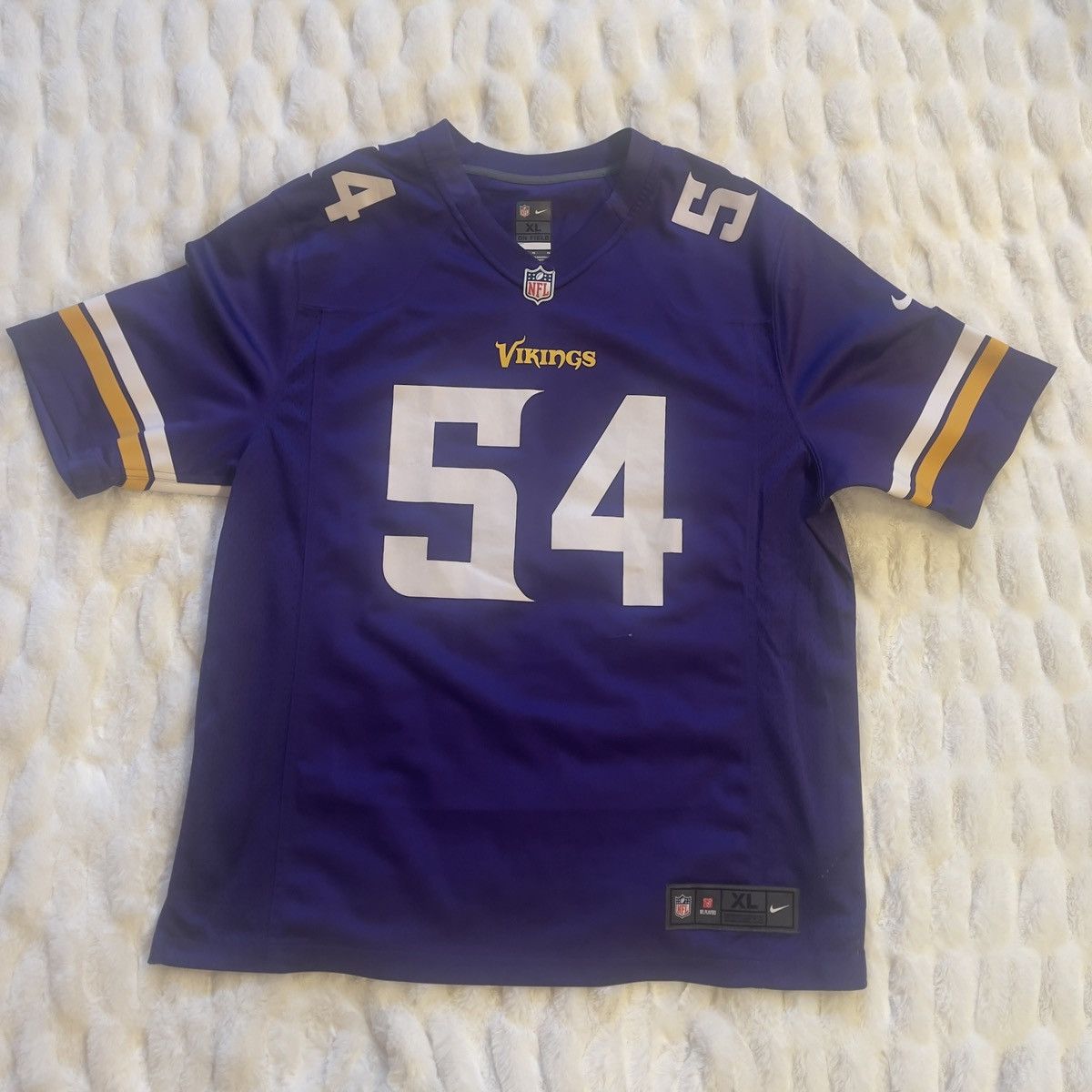 NFL MN Vikings Eric Kendricks Signed Mens (Or Unisex)Jersey Size US XL / EU 56 / 4 - 4 Thumbnail