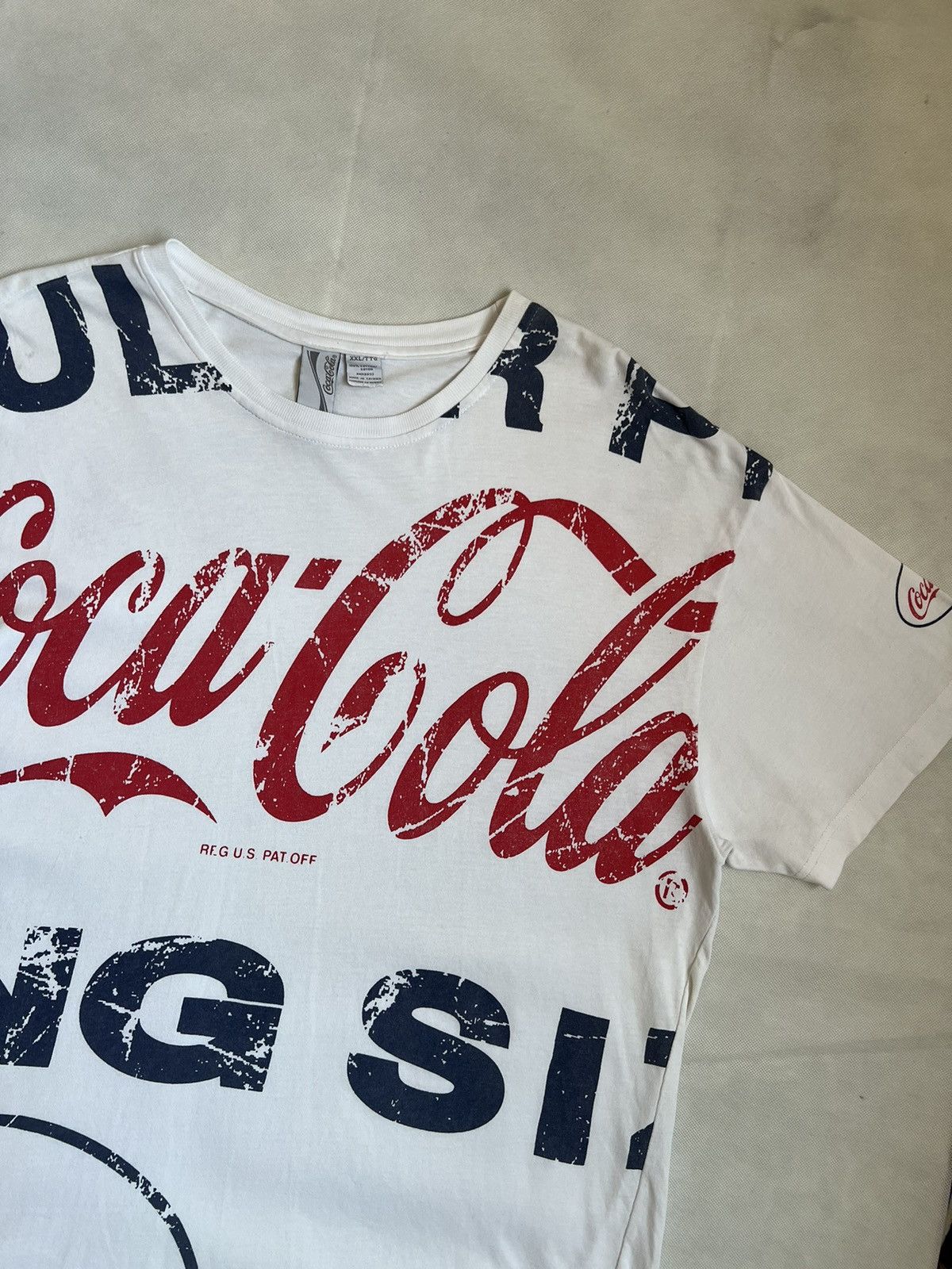 Coca Cola Vintage Coca Cola Full Print Plus Deposit Tees Size US XXL / EU 58 / 5 - 6 Thumbnail