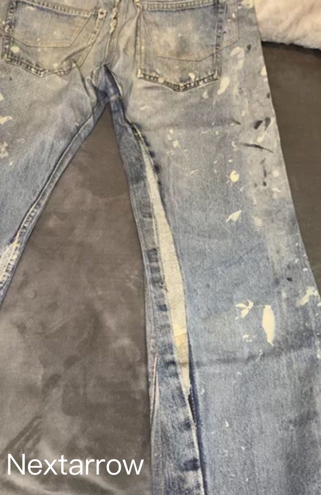 Acne Studios Acne studios Splash-ink jeans 2412-Nextarrow Size US 44 / EU 60 - 2 Thumbnail