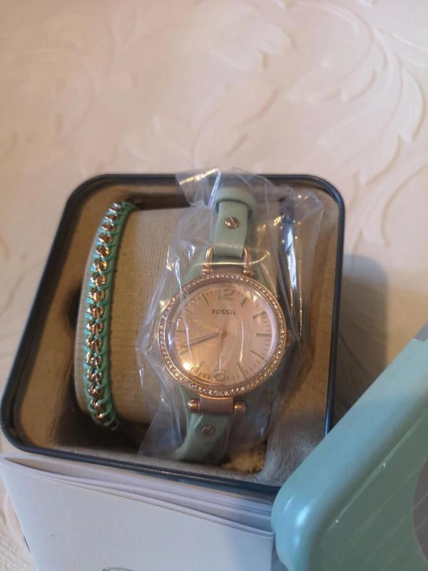 Fossil fossil green strap come with bracelet watch set Size ONE SIZE - 4 Thumbnail
