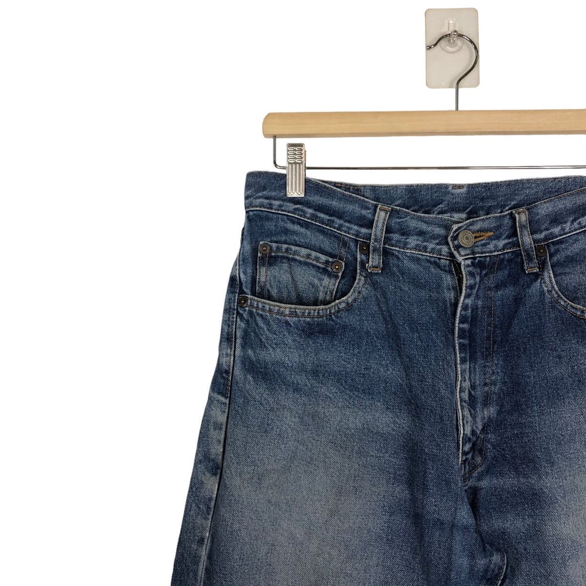 Japanese Brand 🔥90’s JAPAN MADE DISTRESSED JEANS UNIQUE CLOTHING WAREHOUSE Size US 30 / EU 46 - 7 Thumbnail
