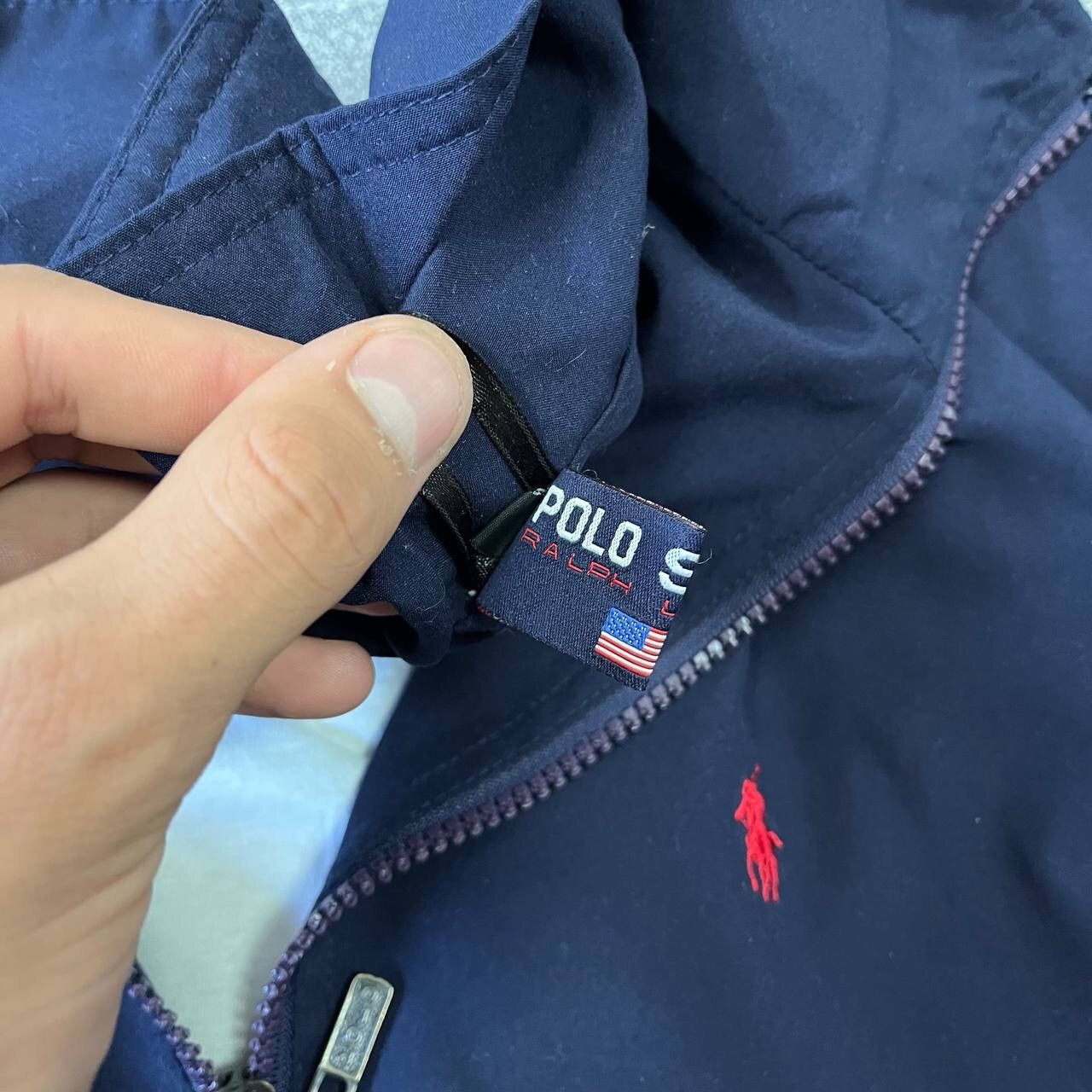 Vintage Vintage Polo Ralph Lauren Sport Big Logo Pony Jacket Bomber Size US M / EU 48-50 / 2 - 2 Thumbnail