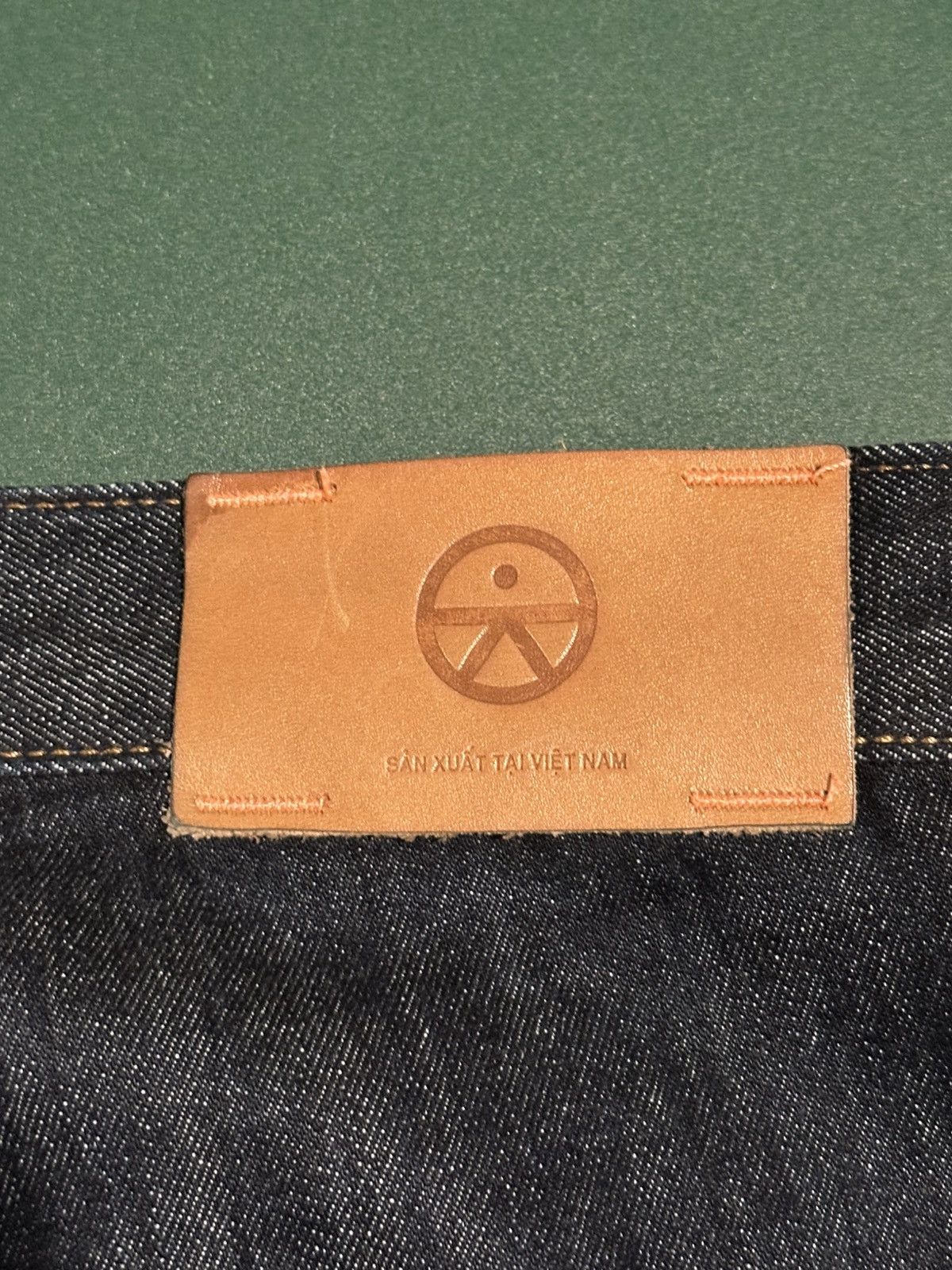 Japanese Brand Indigo Okio "The Huy" Pleated Wide Denim Size US 38 / EU 54 - 5 Thumbnail