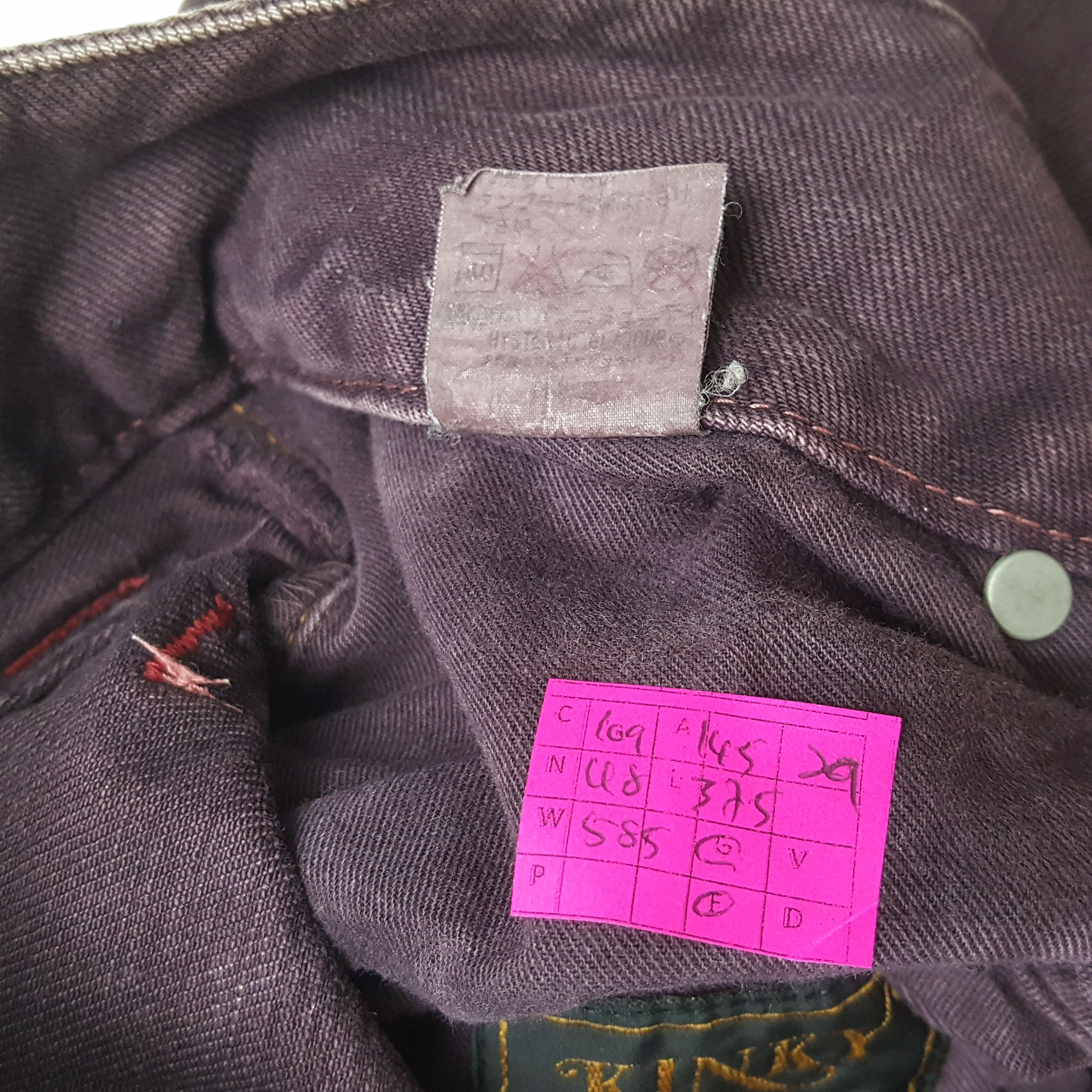 Hysteric Glamour × Japanese Brand × Vintage HYSTERIC GLAMOUR Japanese Brand Streetwear Custom Art Jeans Size 29" - 13 Thumbnail