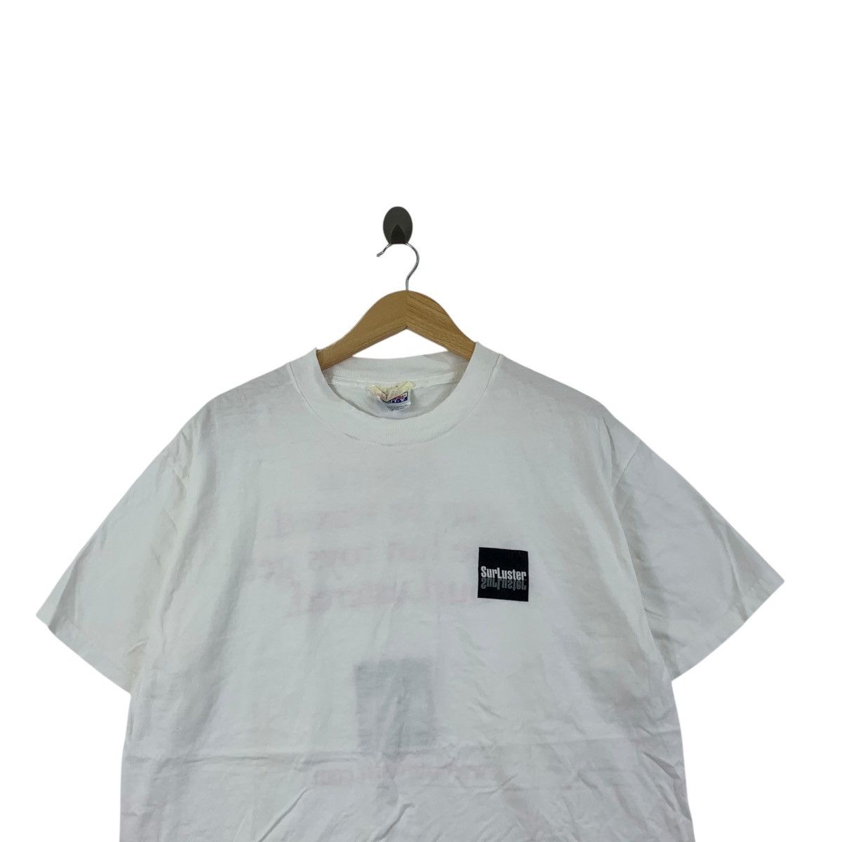 Vintage Vintage SURLUSTER CAR WAX JDM Japanese Car Tee Shirt Top Size US L / EU 52-54 / 3 - 2 Thumbnail