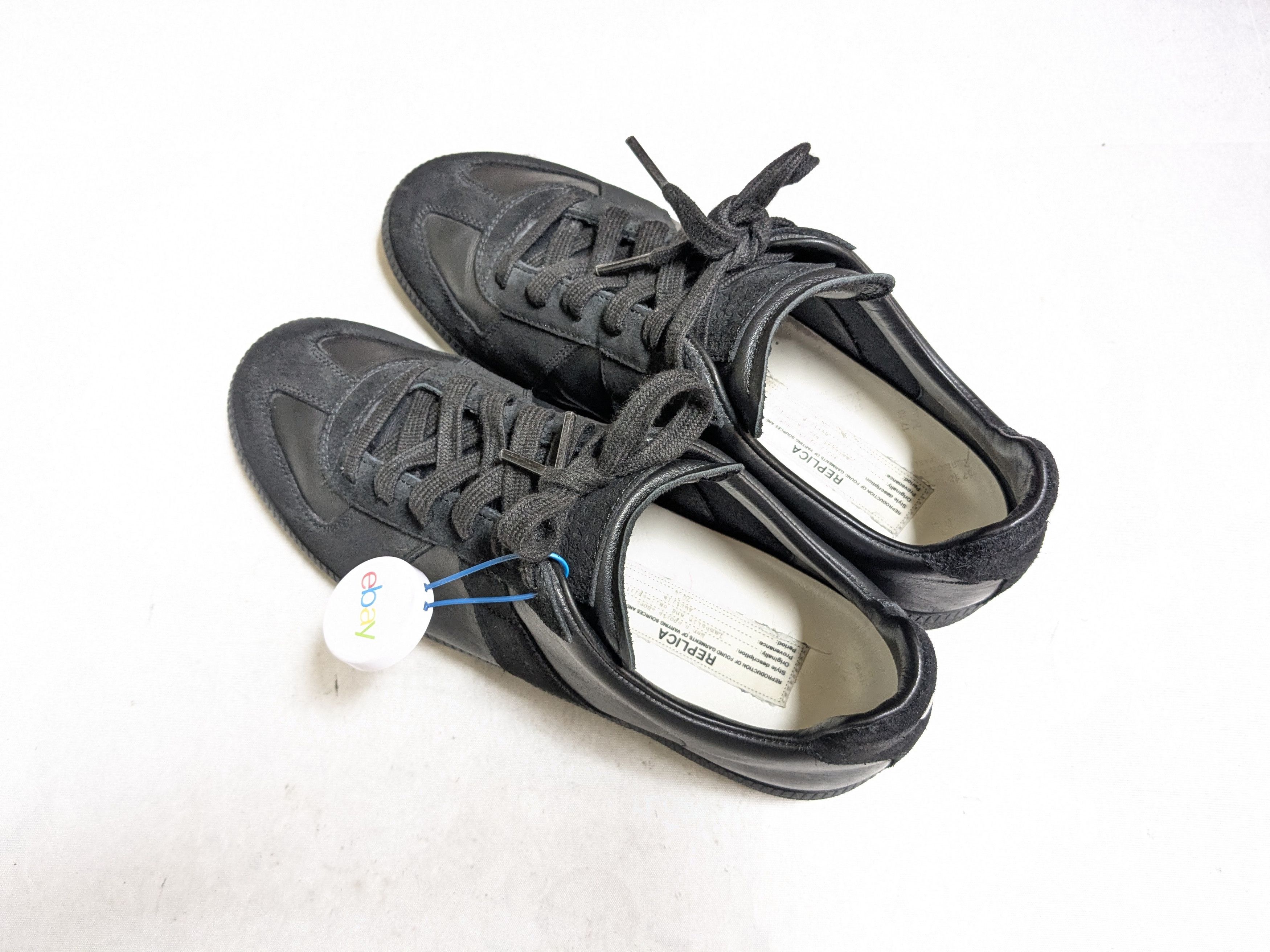 Maison Margiela Maison Margiela Replica GAT Black 9 42 Low Tops Suede Size US 9 / EU 42 - 18 Thumbnail