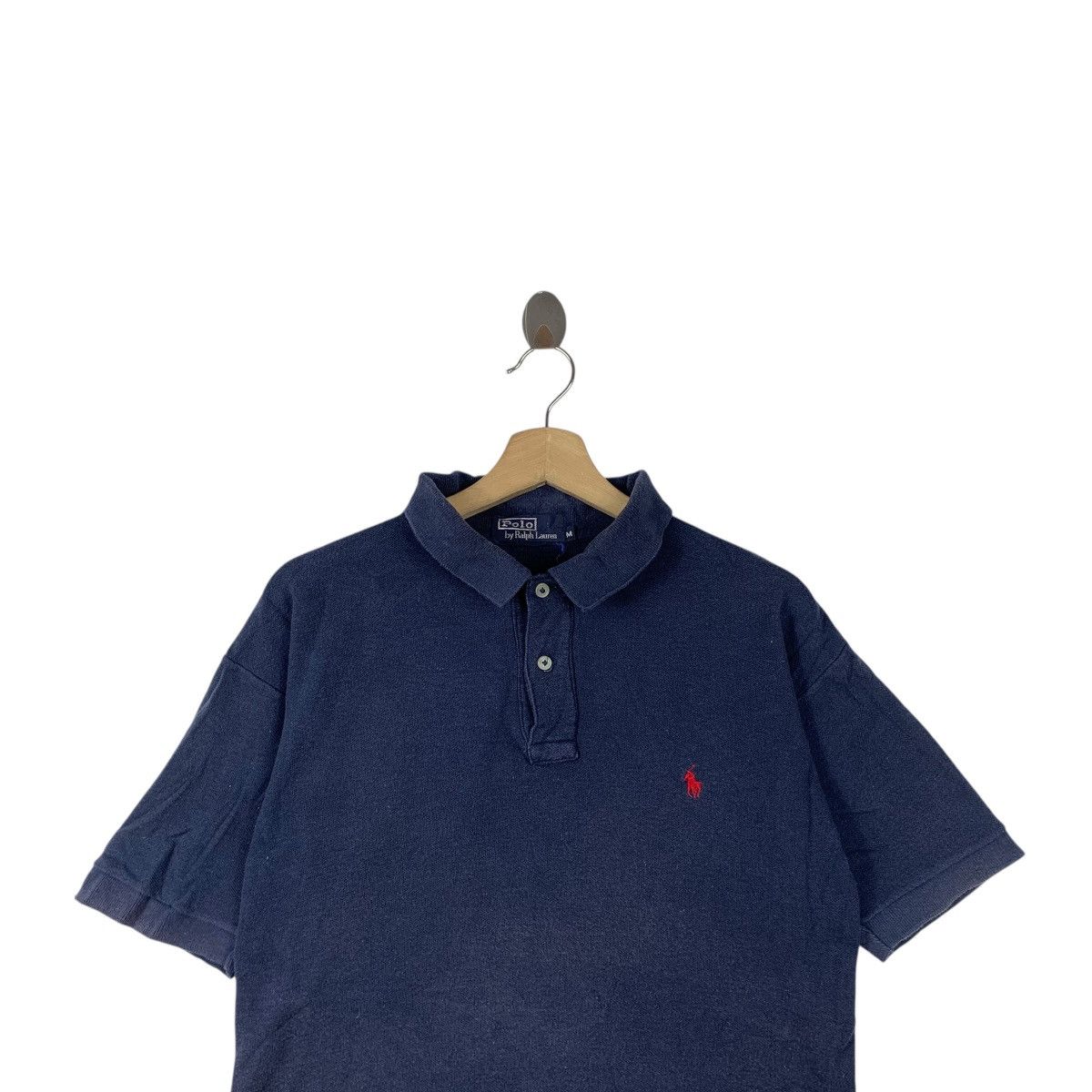 Polo Ralph Lauren Vintage POLO RALPH LAUREN Small Pony Blue Tee Shirt Top Size US M / EU 48-50 / 2 - 2 Thumbnail