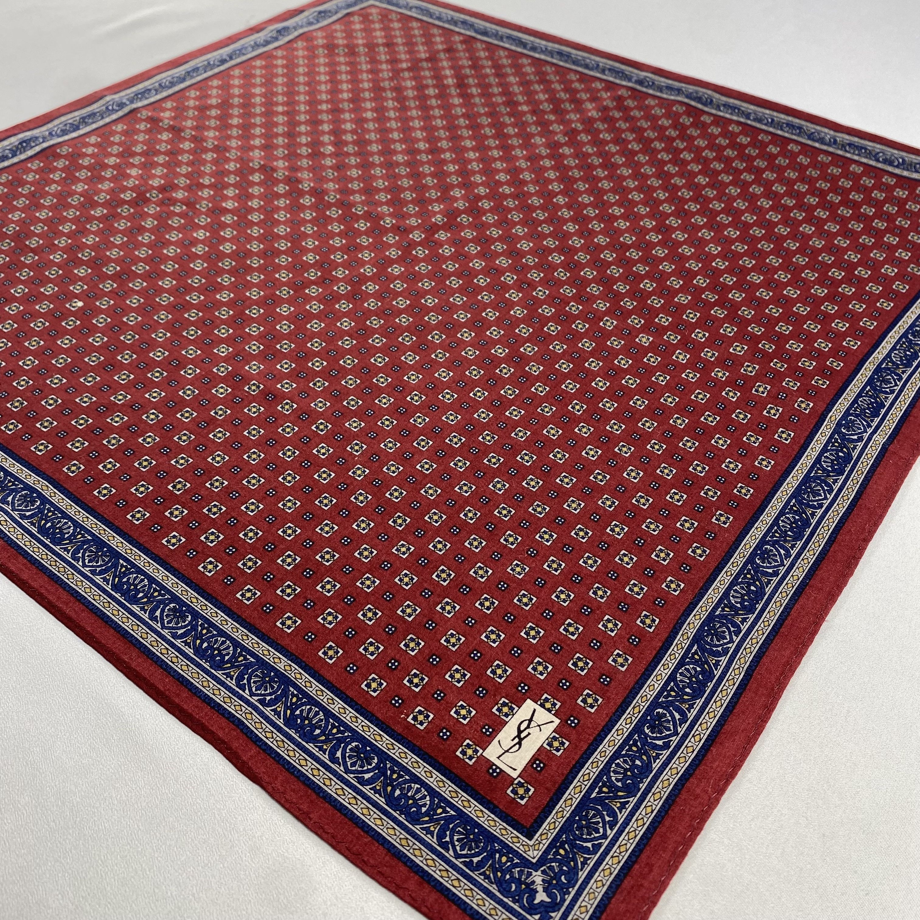 Vintage Yves Saint Laurent Handkerchief / Neckerchief-P1463 Size ONE SIZE - 2 Thumbnail