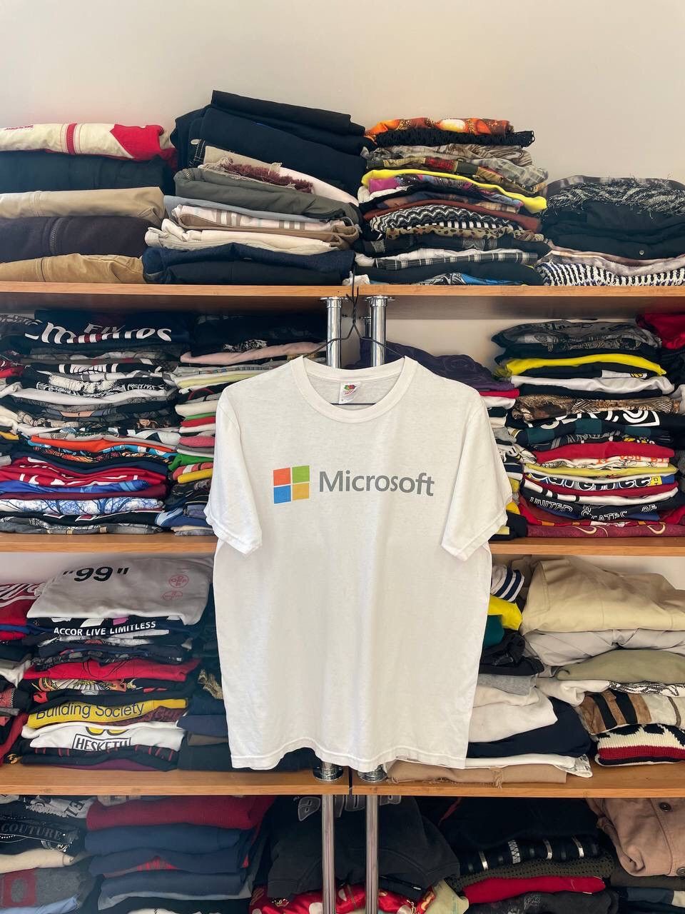 Vintage Vintage Microsoft The Future On Windows Black Tee Shirt | Grailed