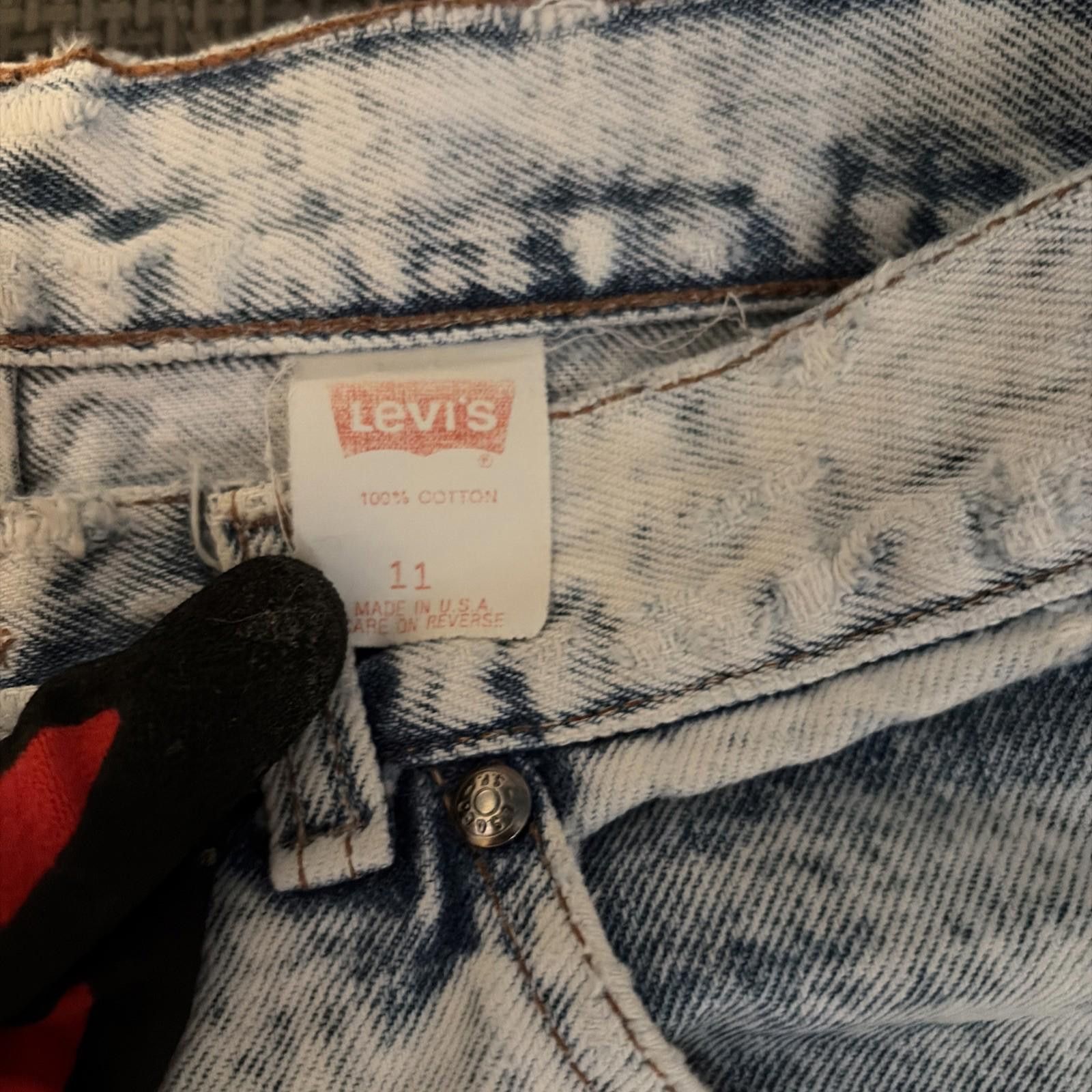Levi's Vintage 80s Levis 506 Jeans Mens Size 11 Acid White Tab VTG Size US 32 / EU 48 - 4 Thumbnail
