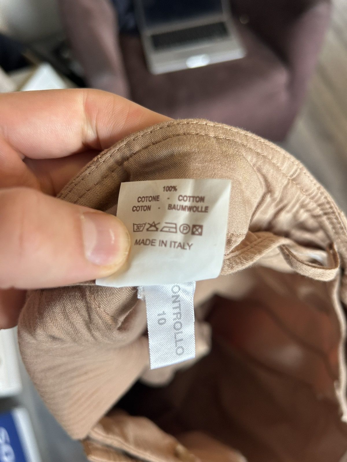 Brunello Cucinelli Brunello Cucinelli Beige Cotton Pants - Size 56 Size US 40 / EU 56 - 19 Thumbnail