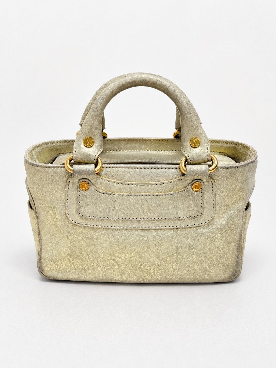 Celine CÉLINE Sac Mini Boogie Cuir Or Size ONE SIZE - 1 Thumbnail